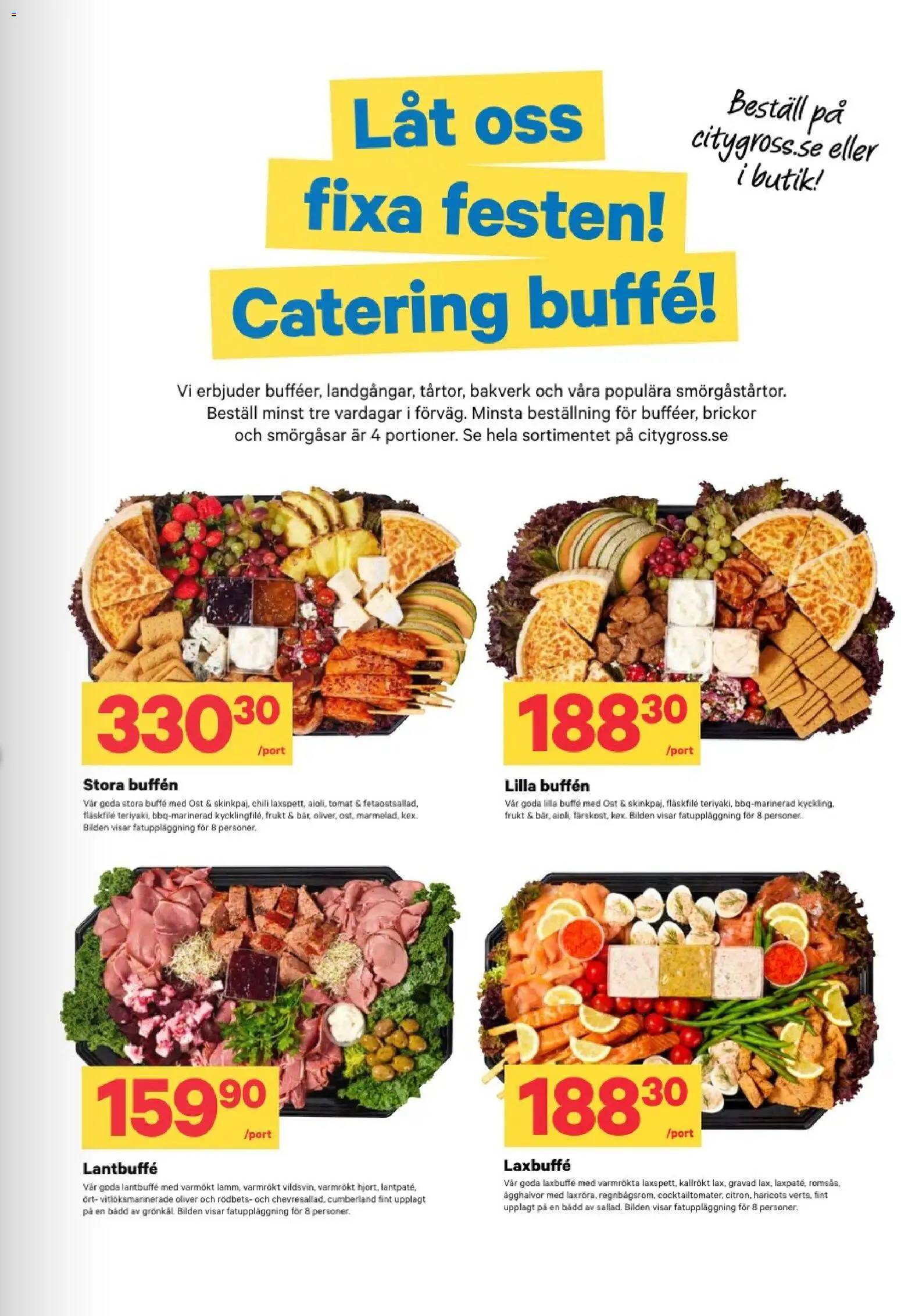 City Gross erbjudanden Reklamblad in Sverige