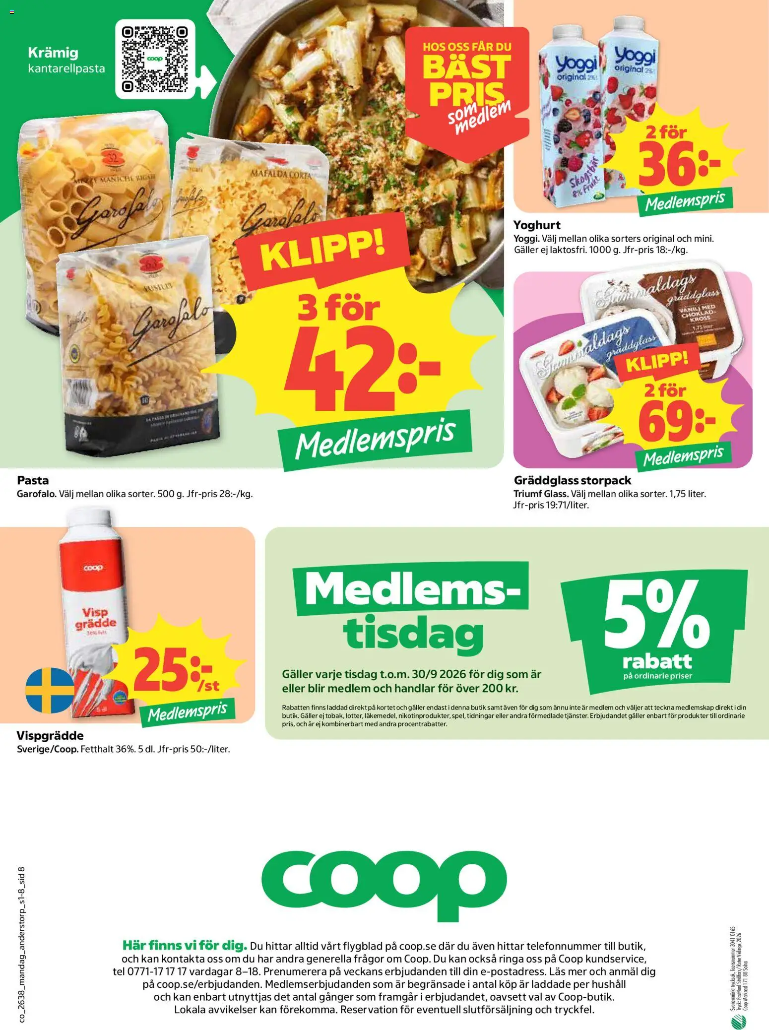 Coop erbjudanden Reklamblad in Sverige