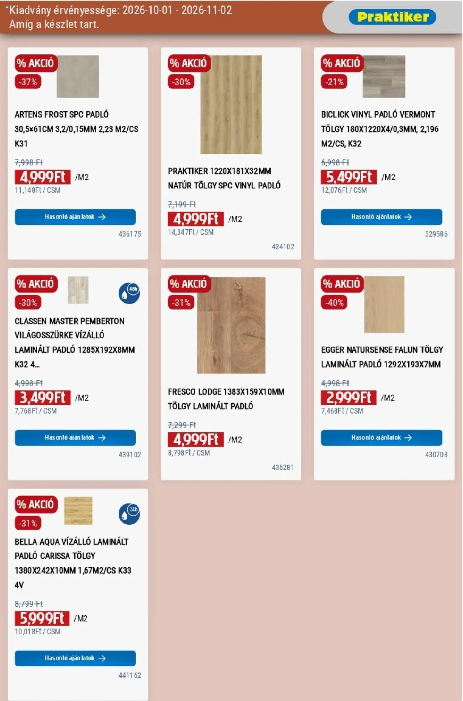 Praktiker akciós újság Akciós újság in Magyarország