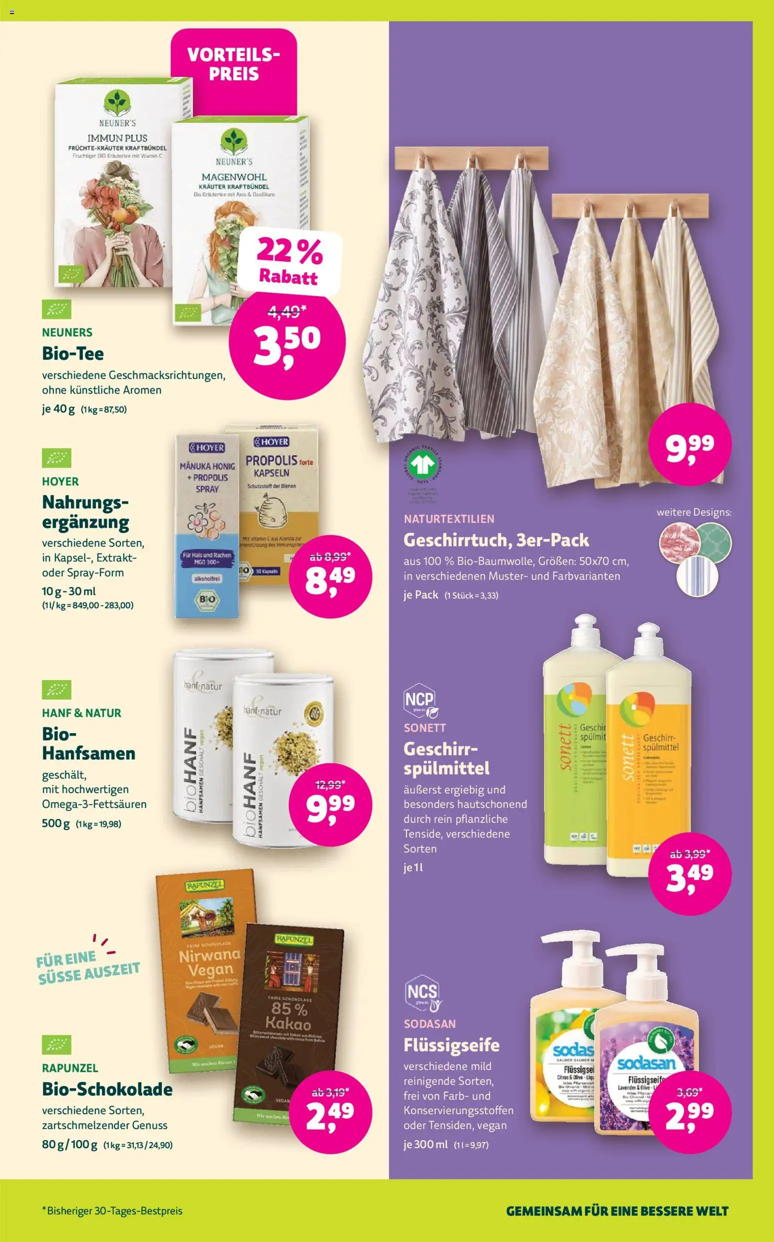 Denns BioMarkt Angebote Flugblatt in Österreich