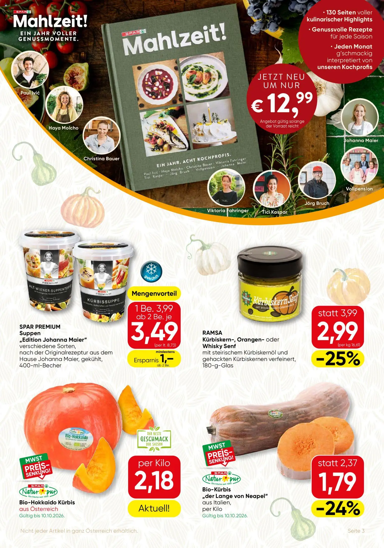 SPAR Gourmet Flugblatt Flugblatt in Österreich