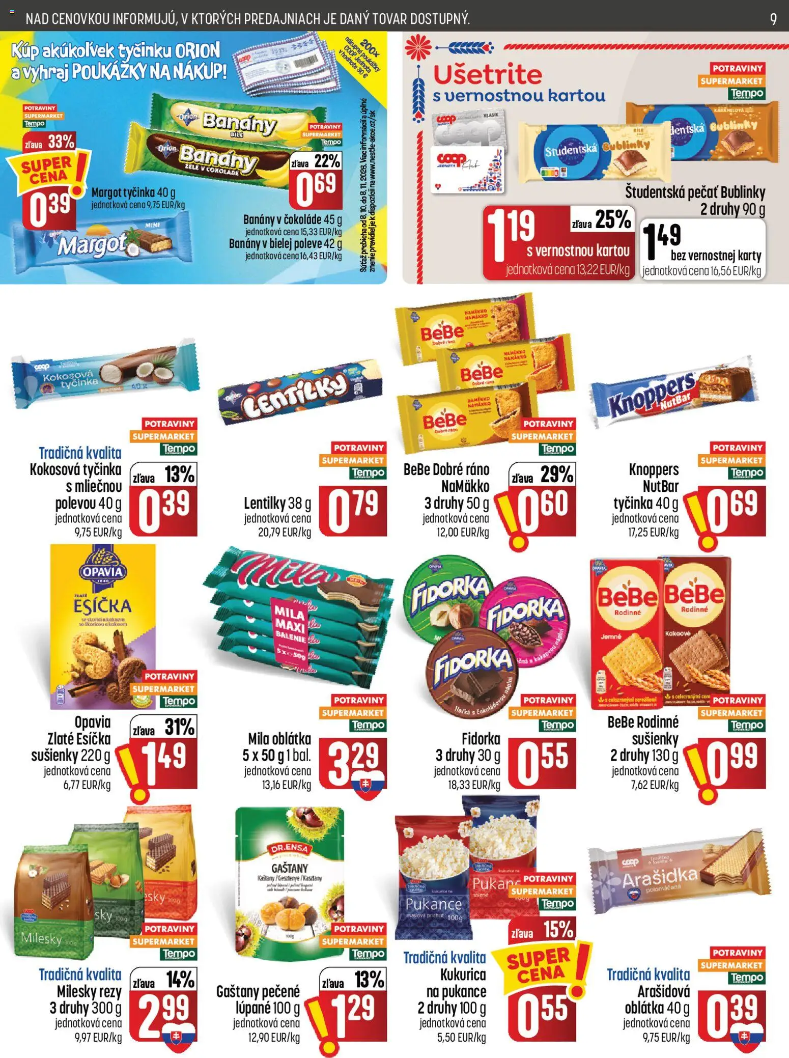 COOP Jednota leták Leták in Slovensko
