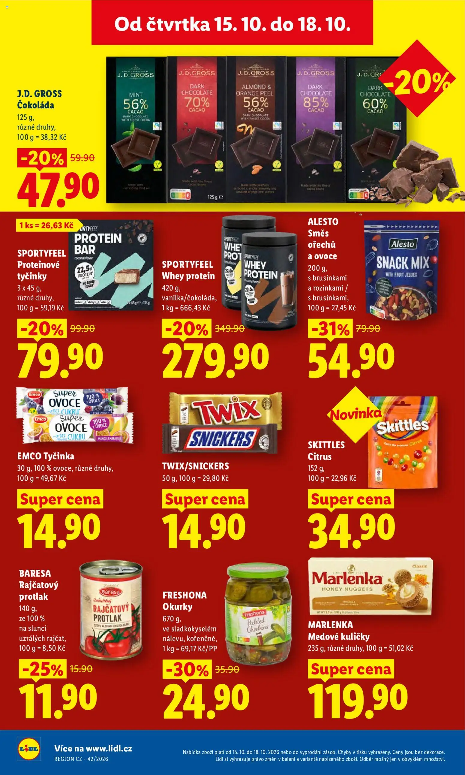Lidl leták Leták in Česko