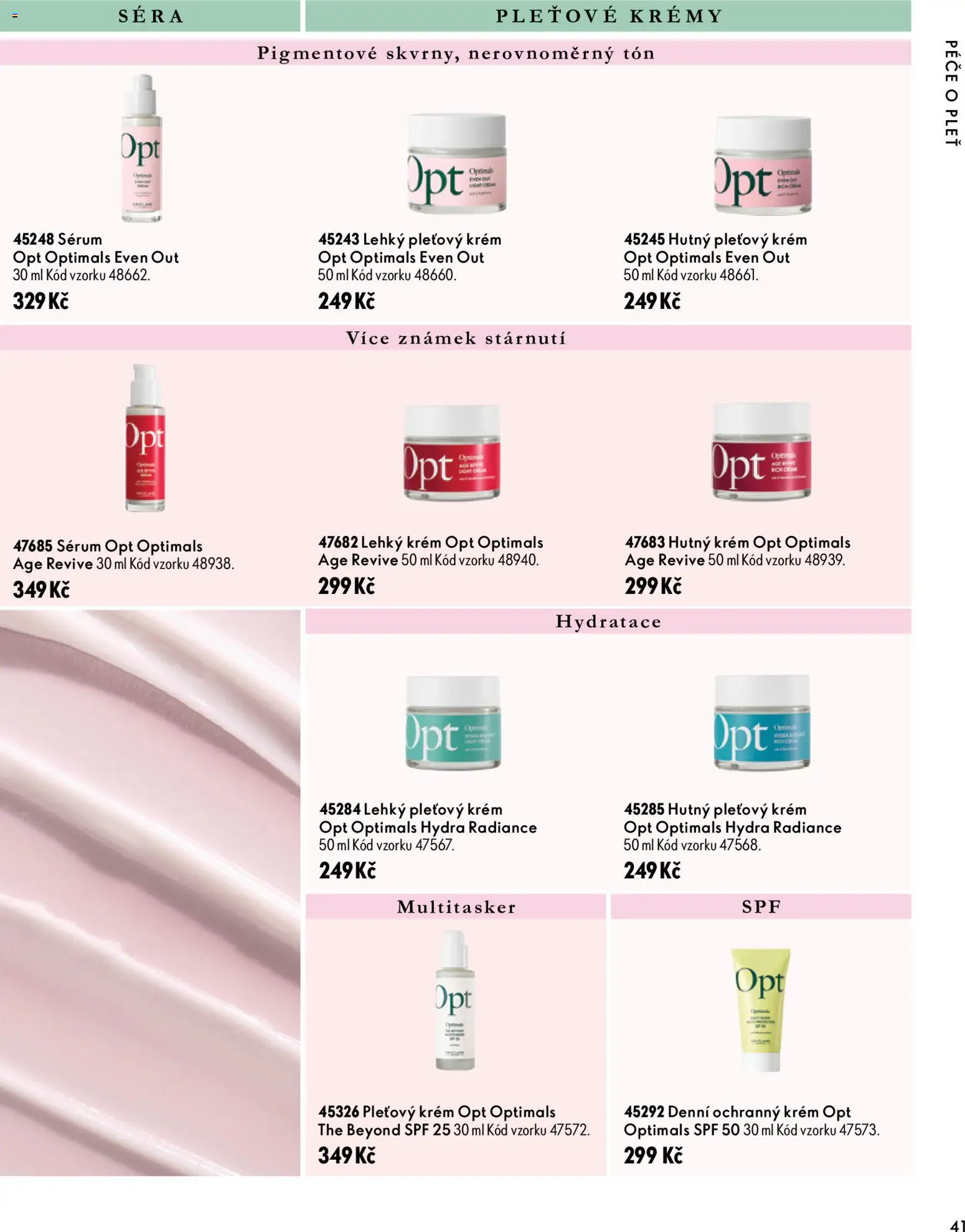 Oriflame katalog Novage+ Proceuticals Leták in Česko