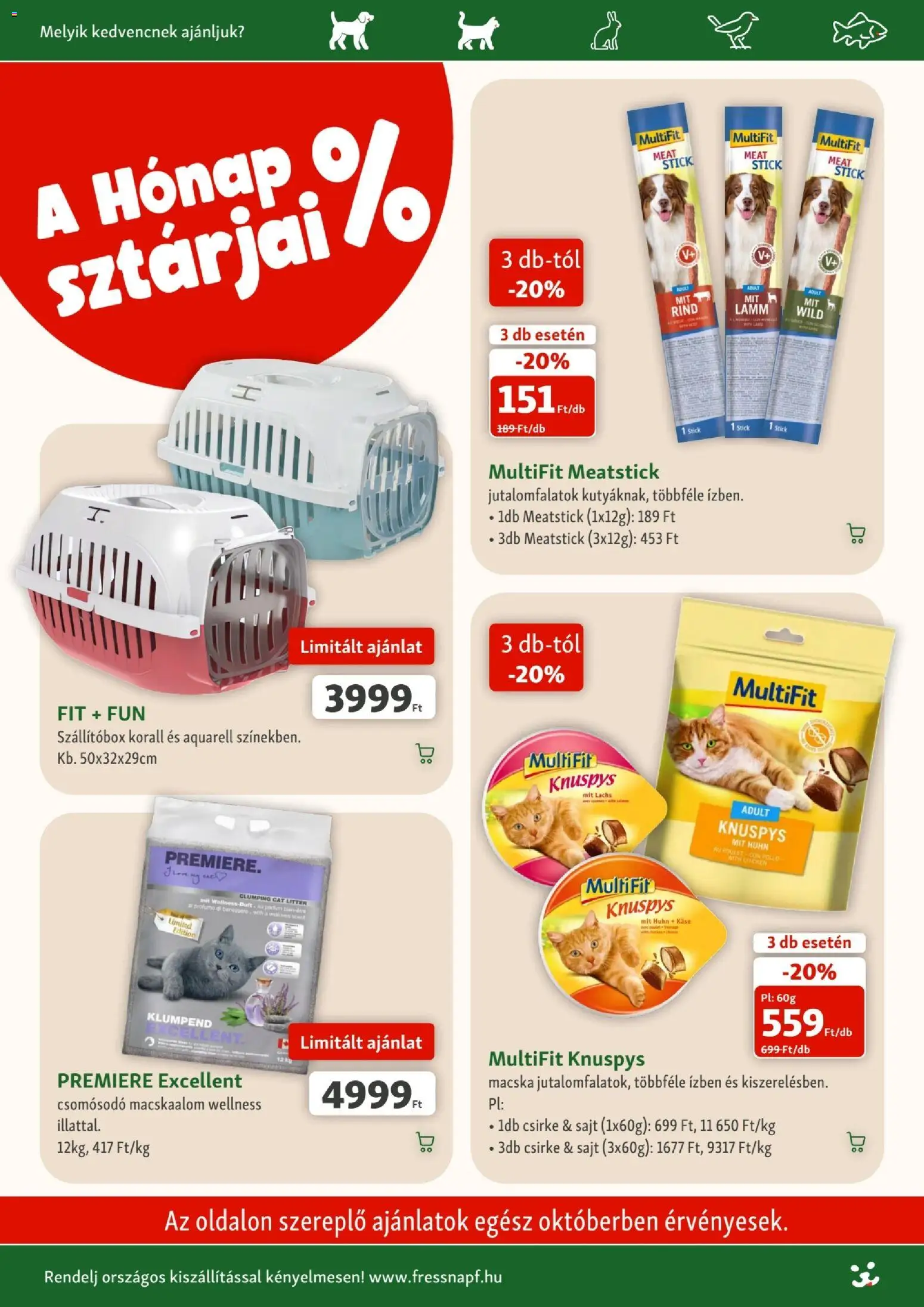 Fressnapf akciós újság Akciós újság in Magyarország