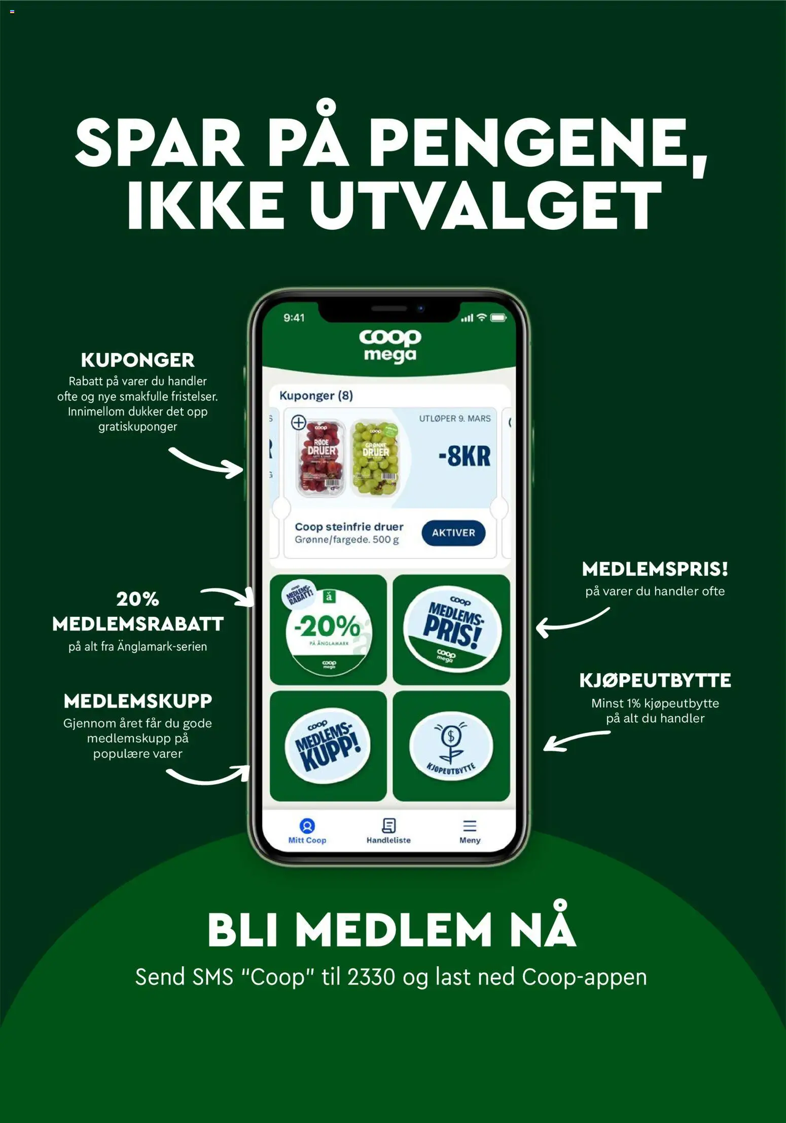 Coop Mega kundeavis Kundeavis in Norge
