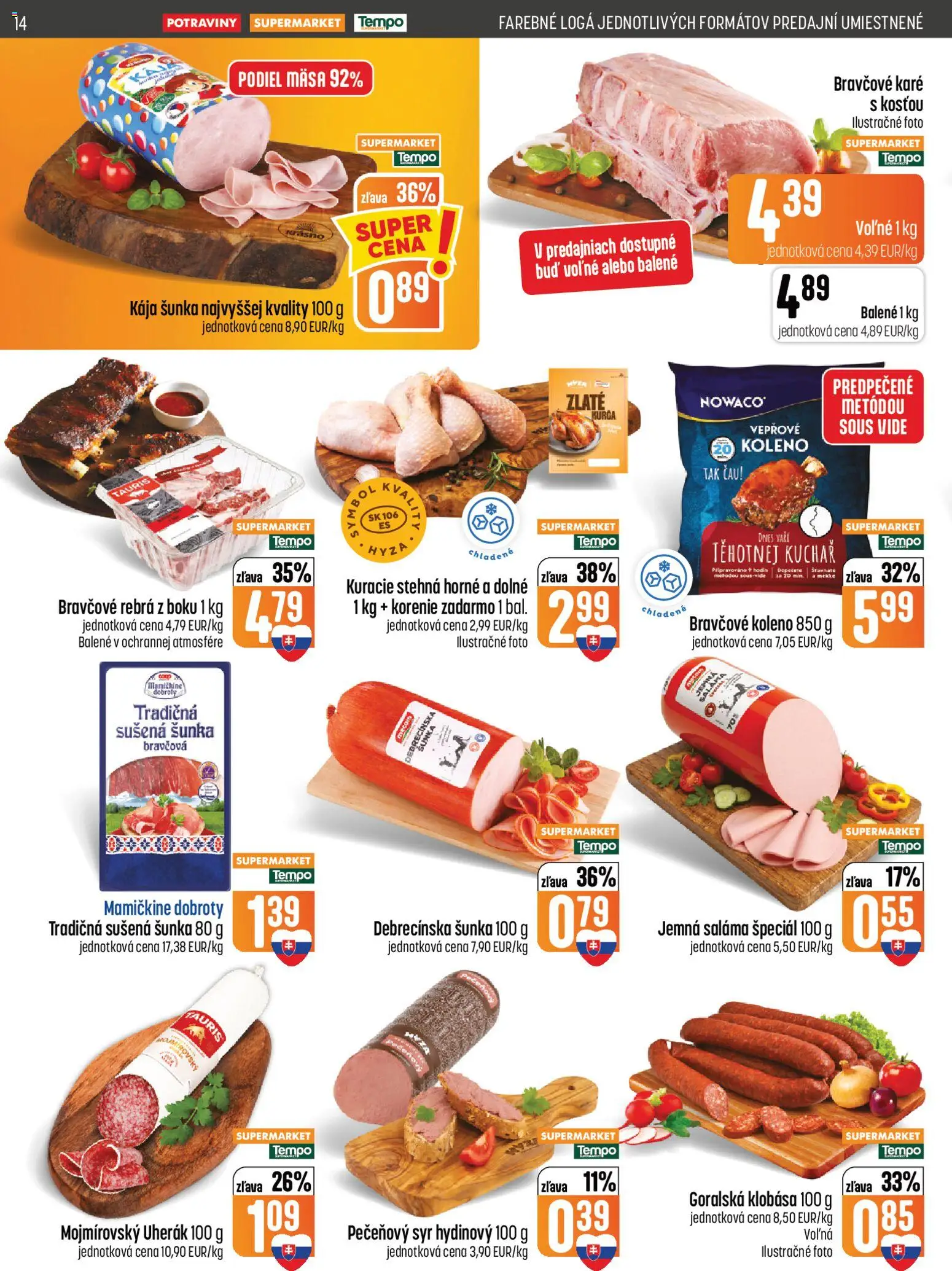 COOP Jednota leták Leták in Slovensko