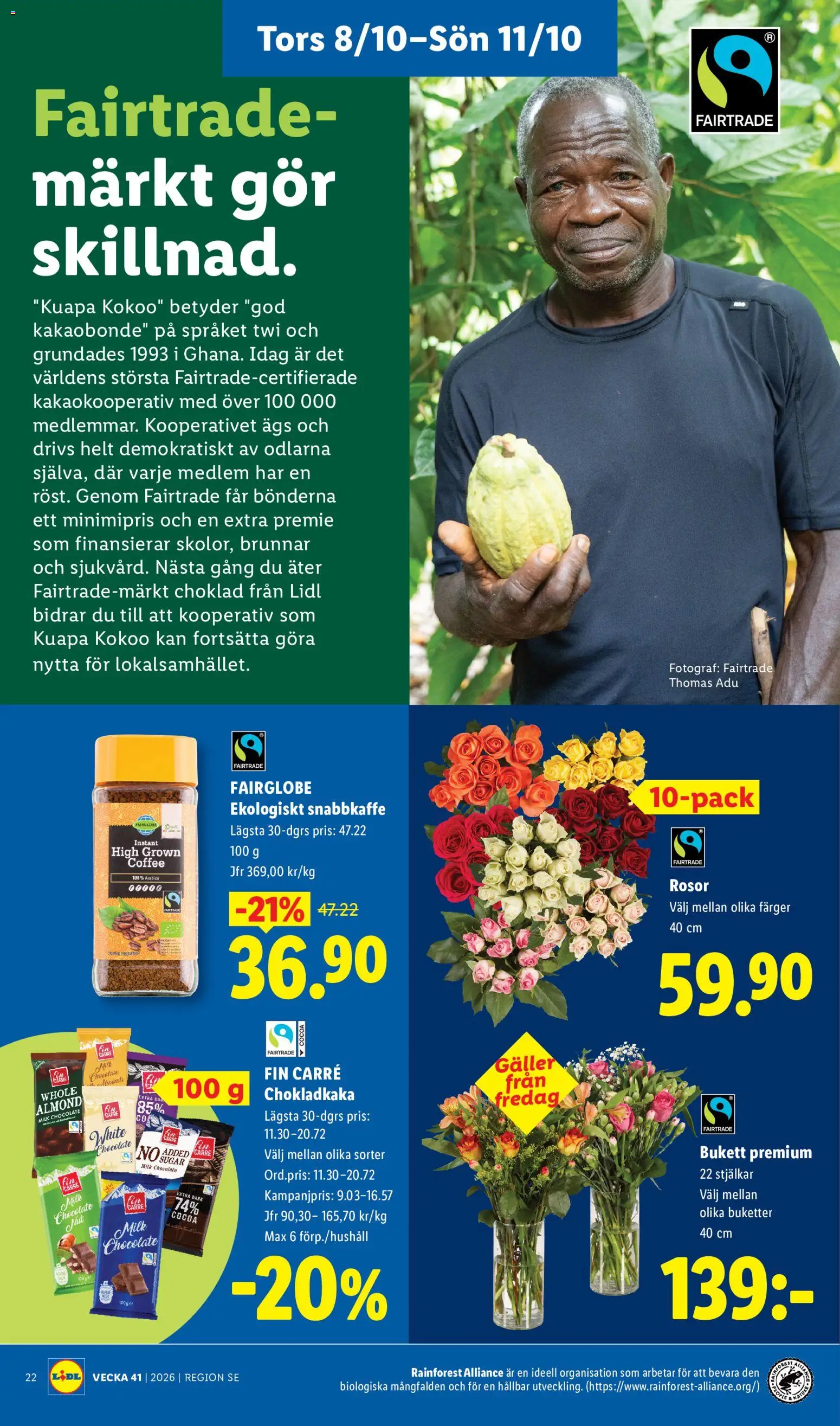 Lidl erbjudanden Reklamblad in Sverige