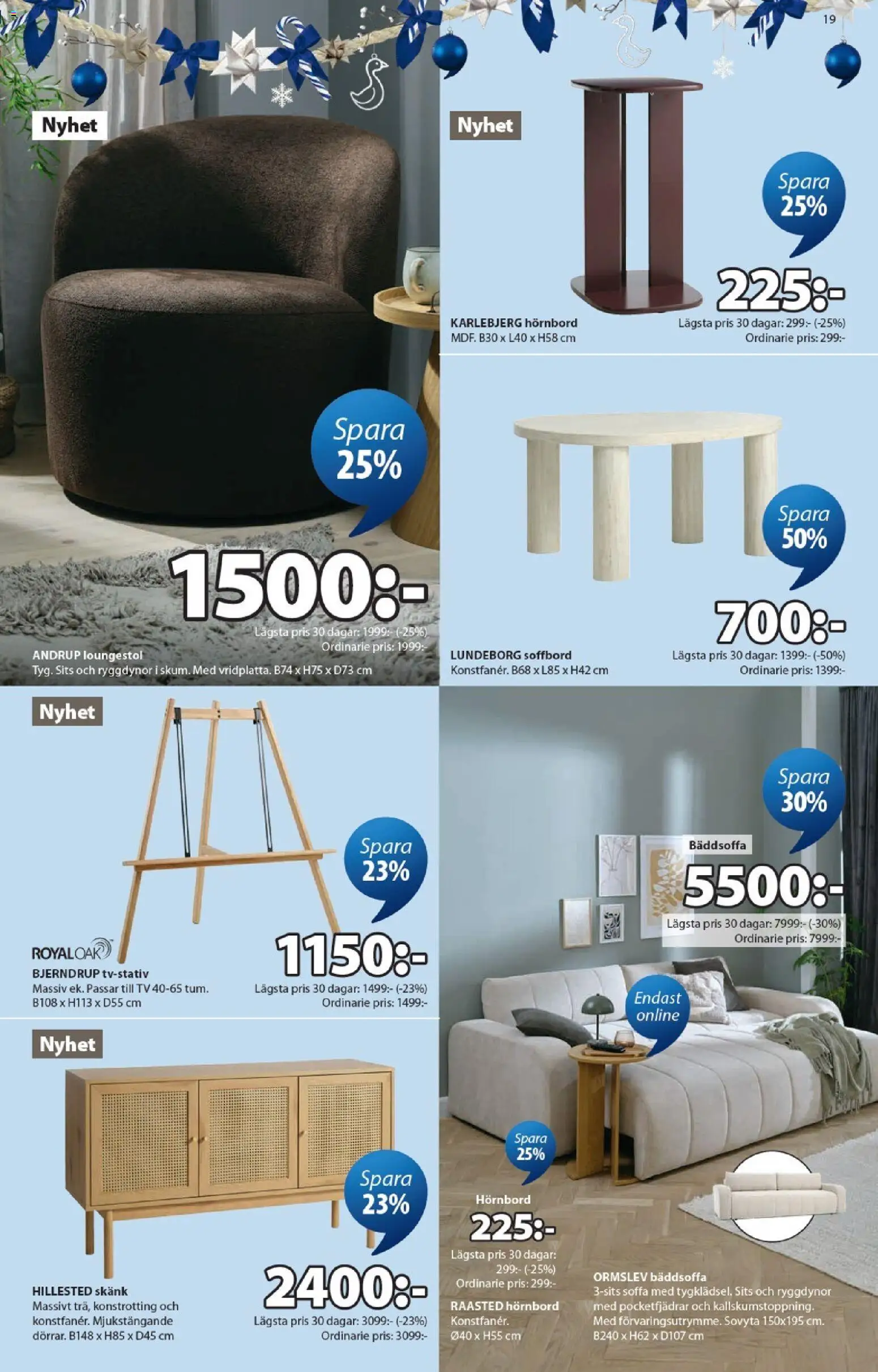 JYSK erbjudanden Reklamblad in Sverige