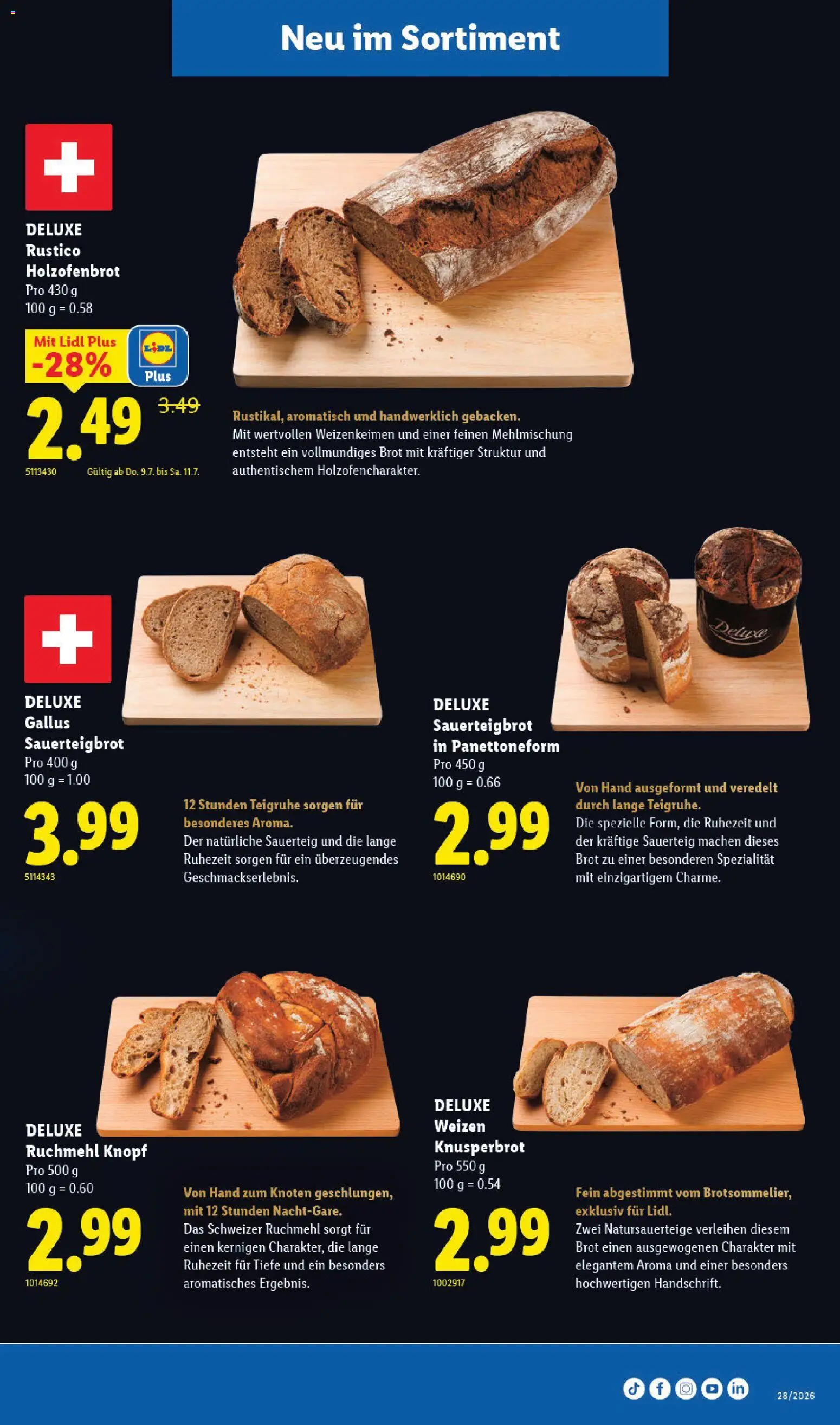 🛍️ Lidl aktionen ab 09.07.2026 » Entdecken Sie exklusive Rabatte und sparen Sie noch heute! 💰 | Schweiz