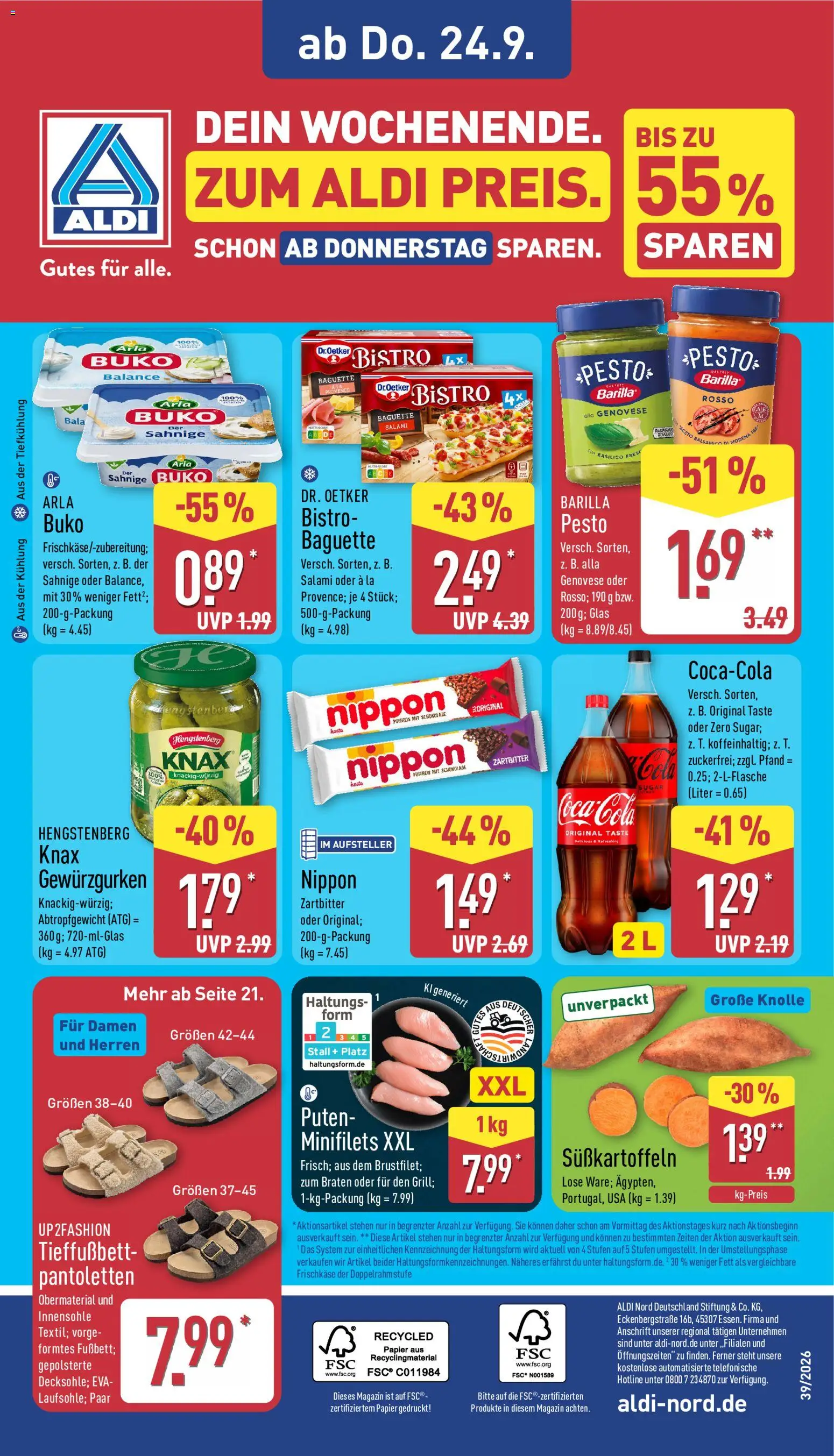 Aldi Prospekt Prospekt in Deutschland