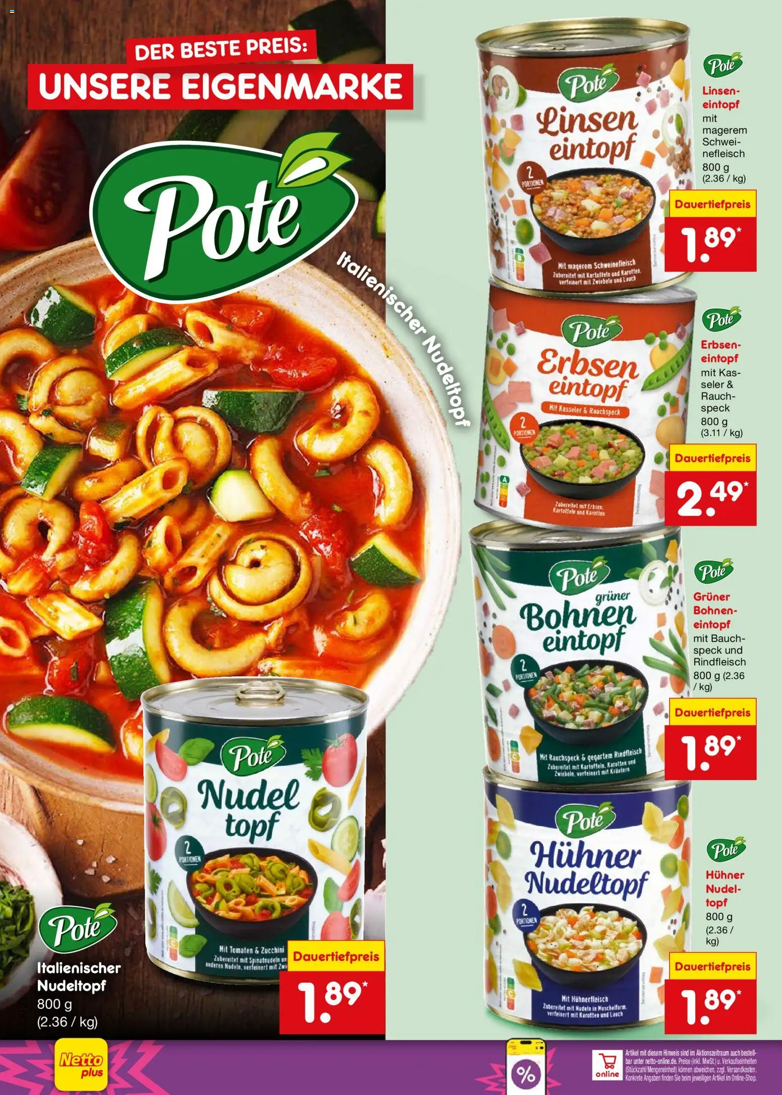 Netto Marken-Discount Prospekt Prospekt in Deutschland
