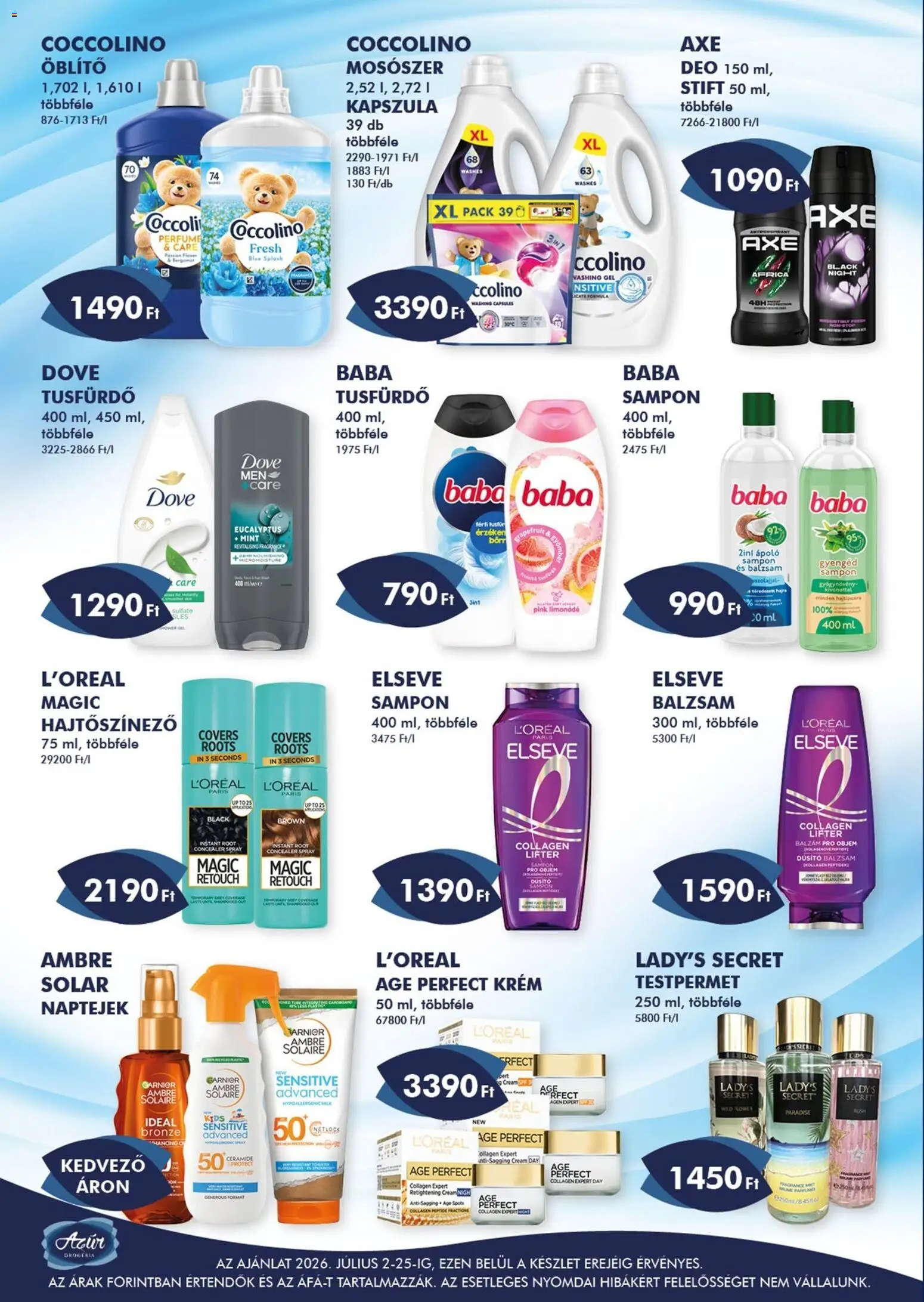 Azur Akciós Újság 2026.07.02.-tól/töl - fantasztikus ajánlatokat! 🛍️ | Magyarország