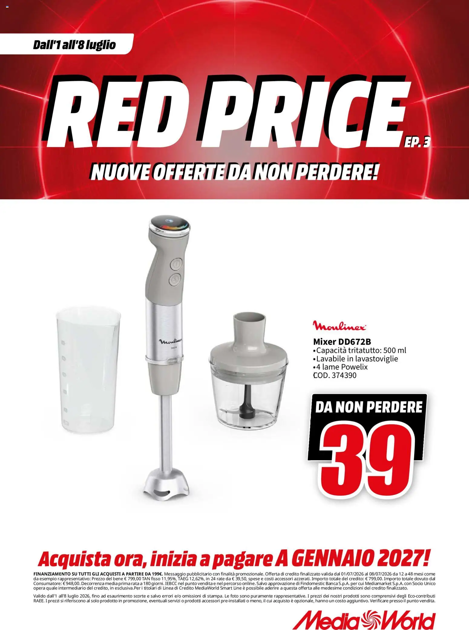 📣 Volantino Media World dal 📅 01/07/2026 - Scopri le offerte ora!🔥 | Italy
