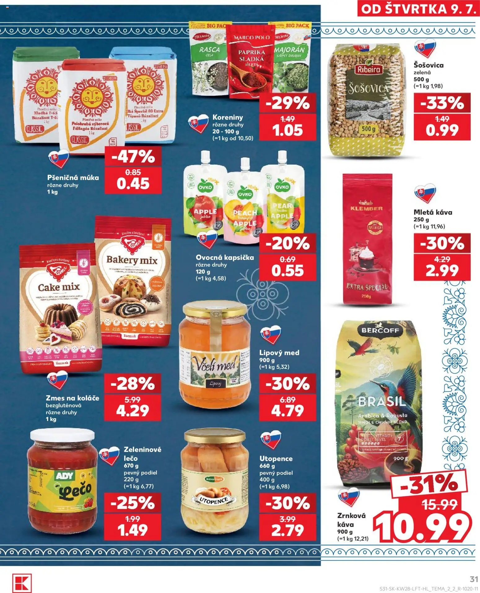 Leták KAUFLAND od štvrtka ( 09.07.2026 online ) --> prelistovať teraz | Slovensko