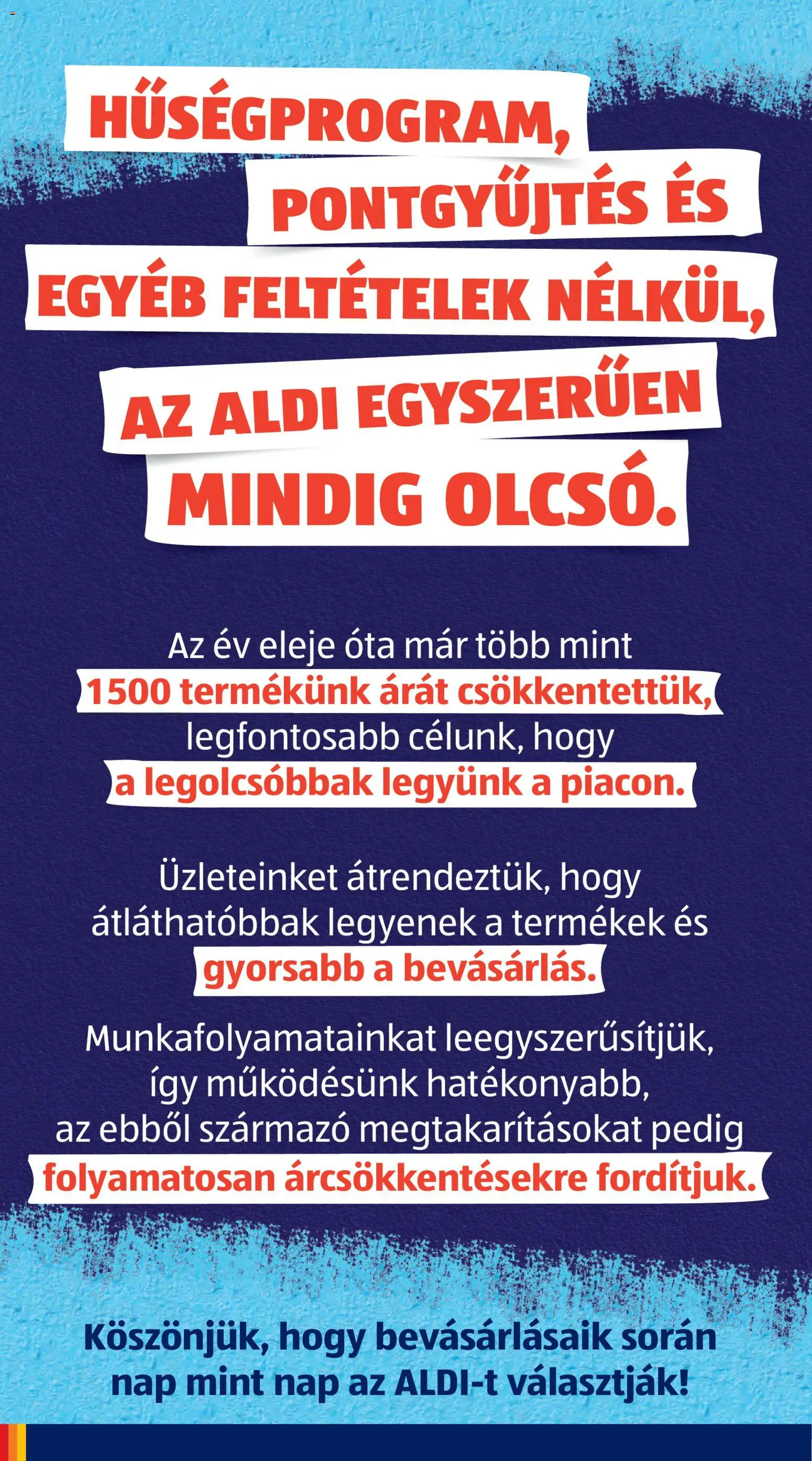 Aldi akciós újság Akciós újság in Magyarország