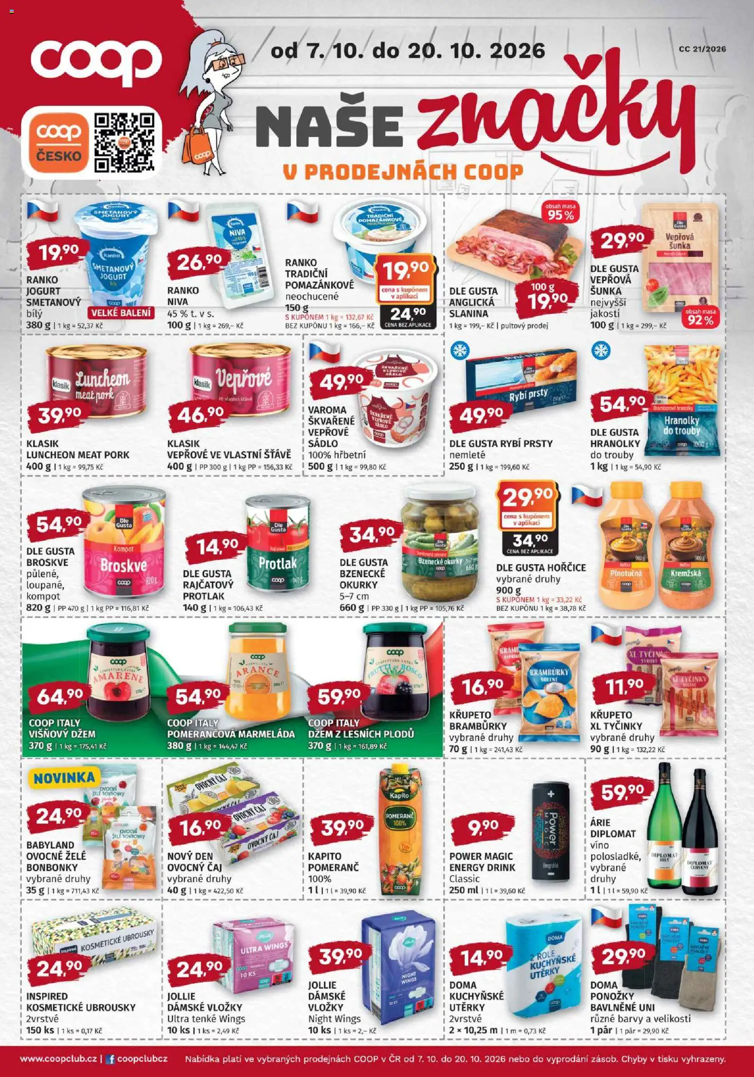 Konzum leták Leták in Česko