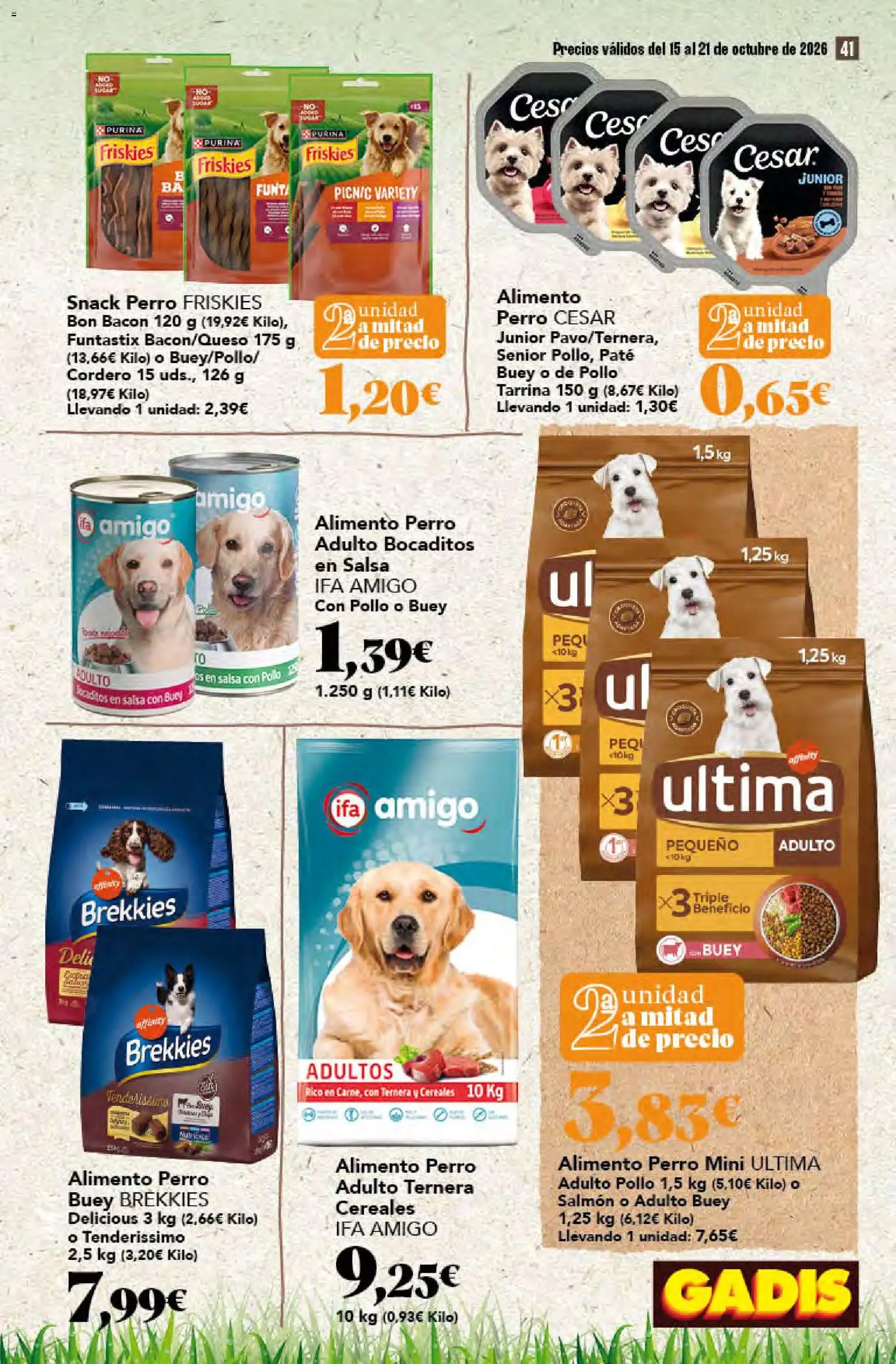 Gadis - folleto Folleto in España