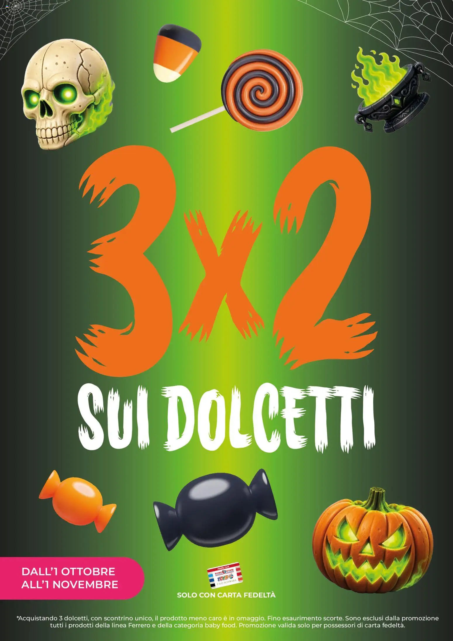 Toys Center volantino Halloween Volantino in Italy