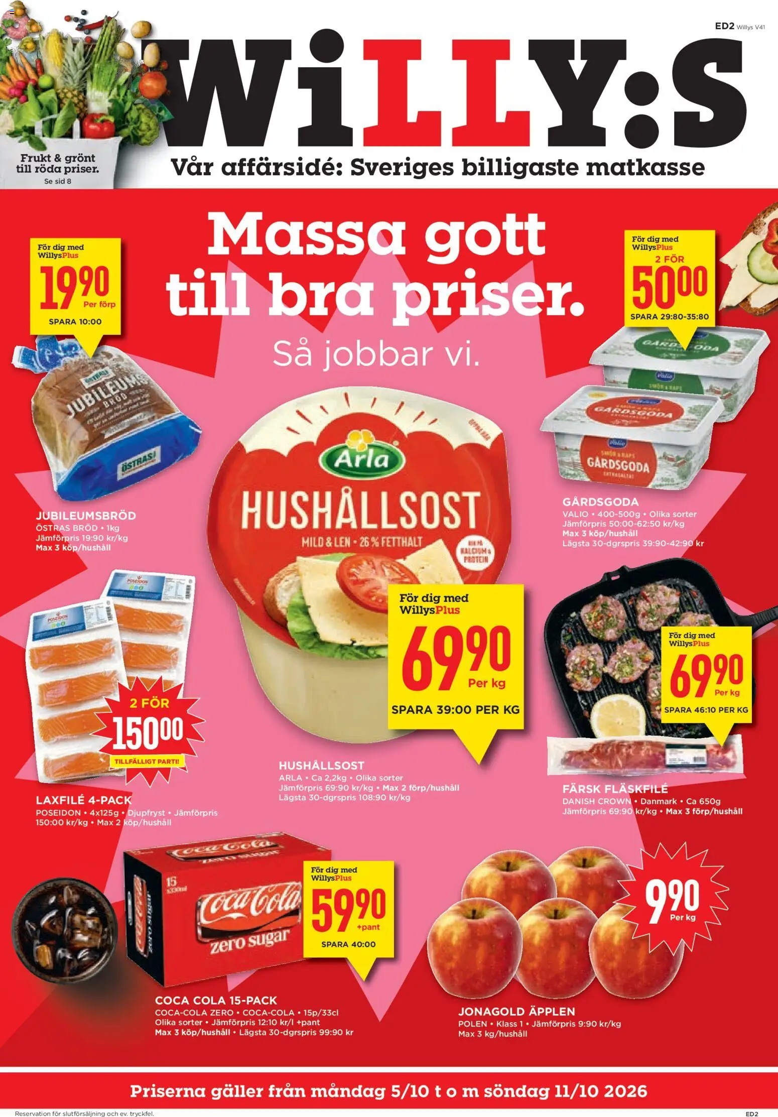 Willys erbjudanden Reklamblad in Sverige