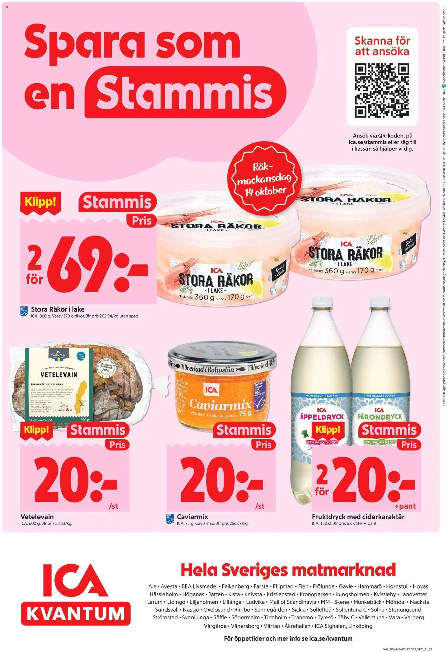 ICA Kvantum erbjudanden Reklamblad in Sverige