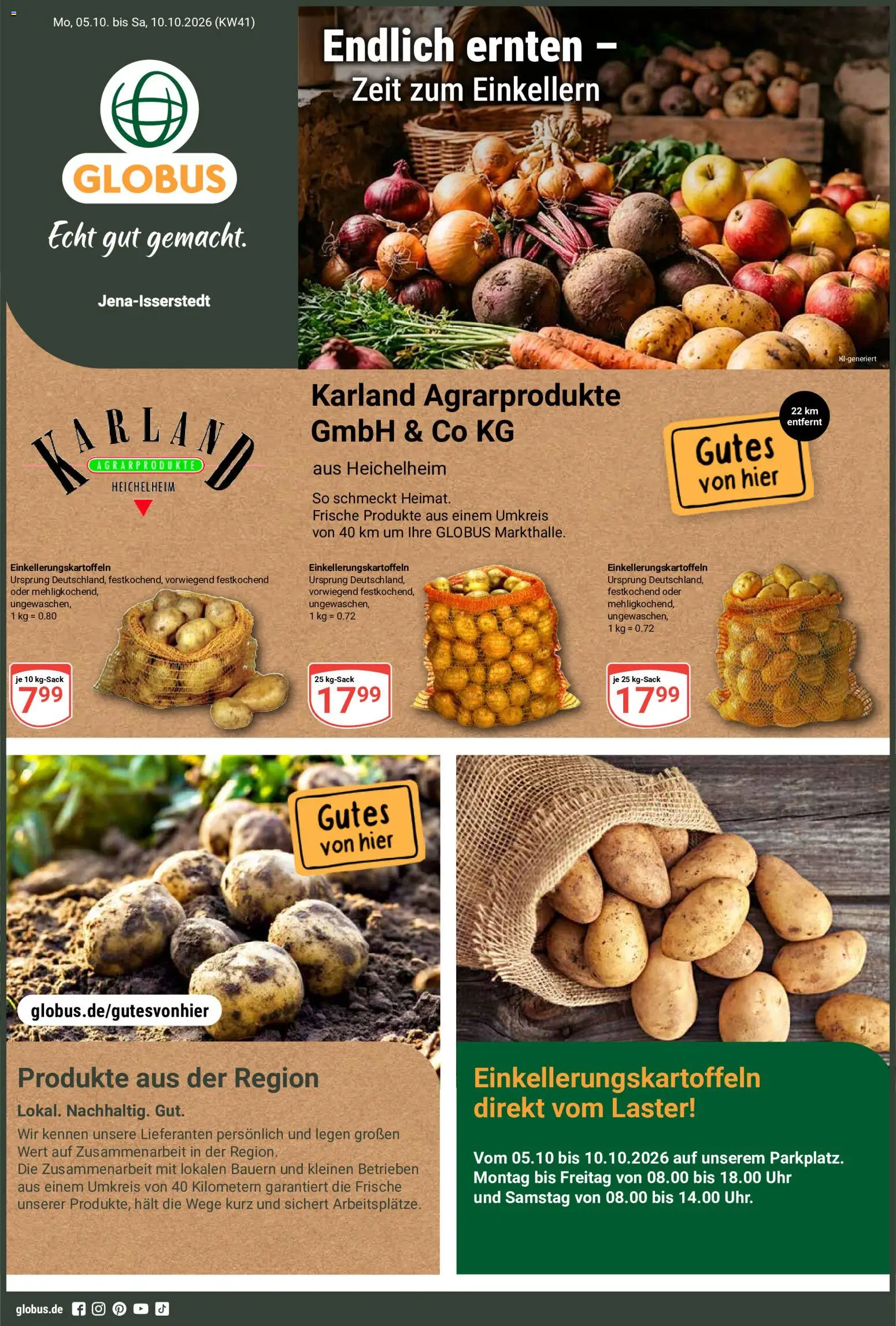 Globus Prospekt Prospekt in Deutschland