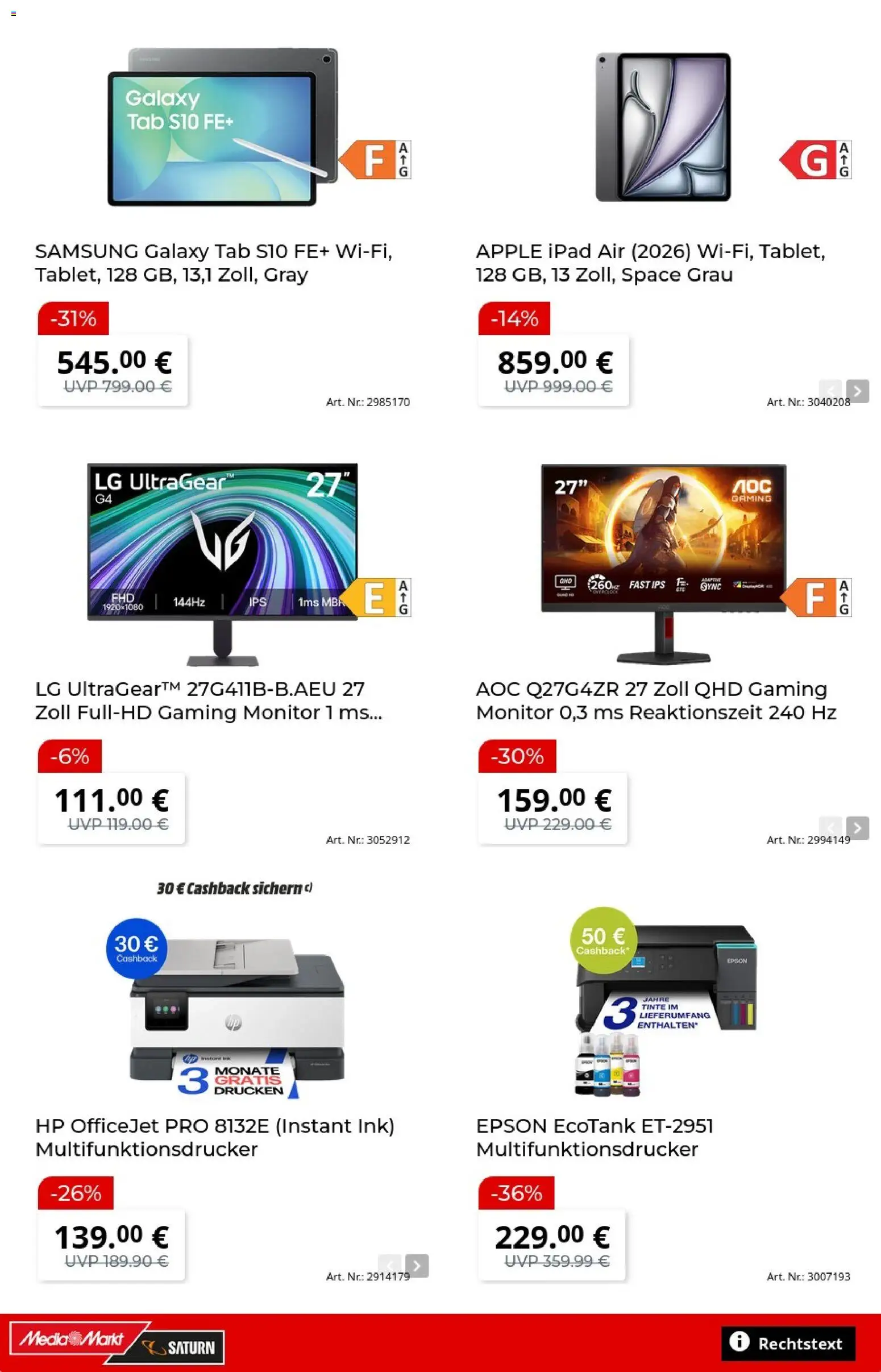 Media Markt Prospekt Prospekt in Deutschland