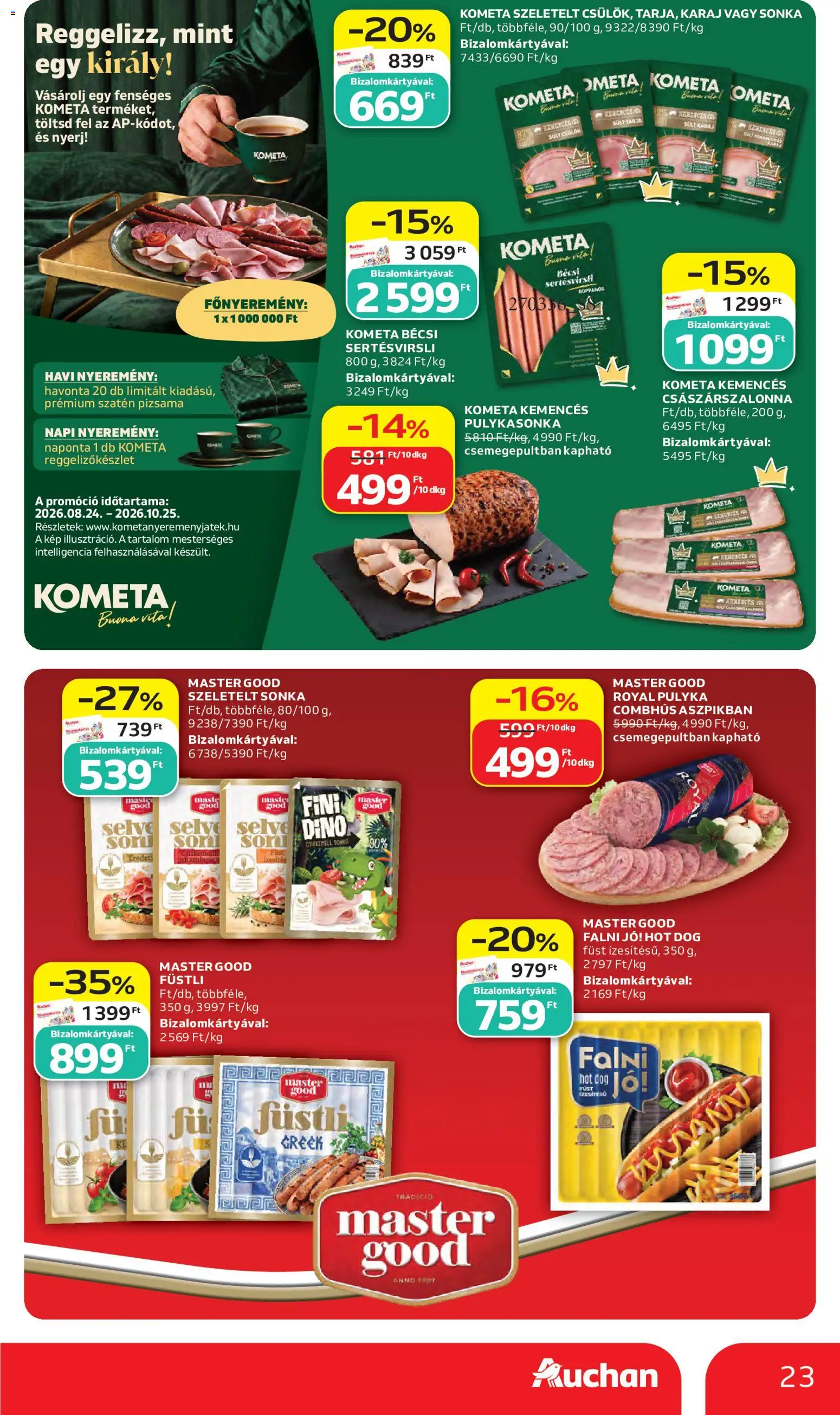 Auchan akciós újság Akciós újság in Magyarország