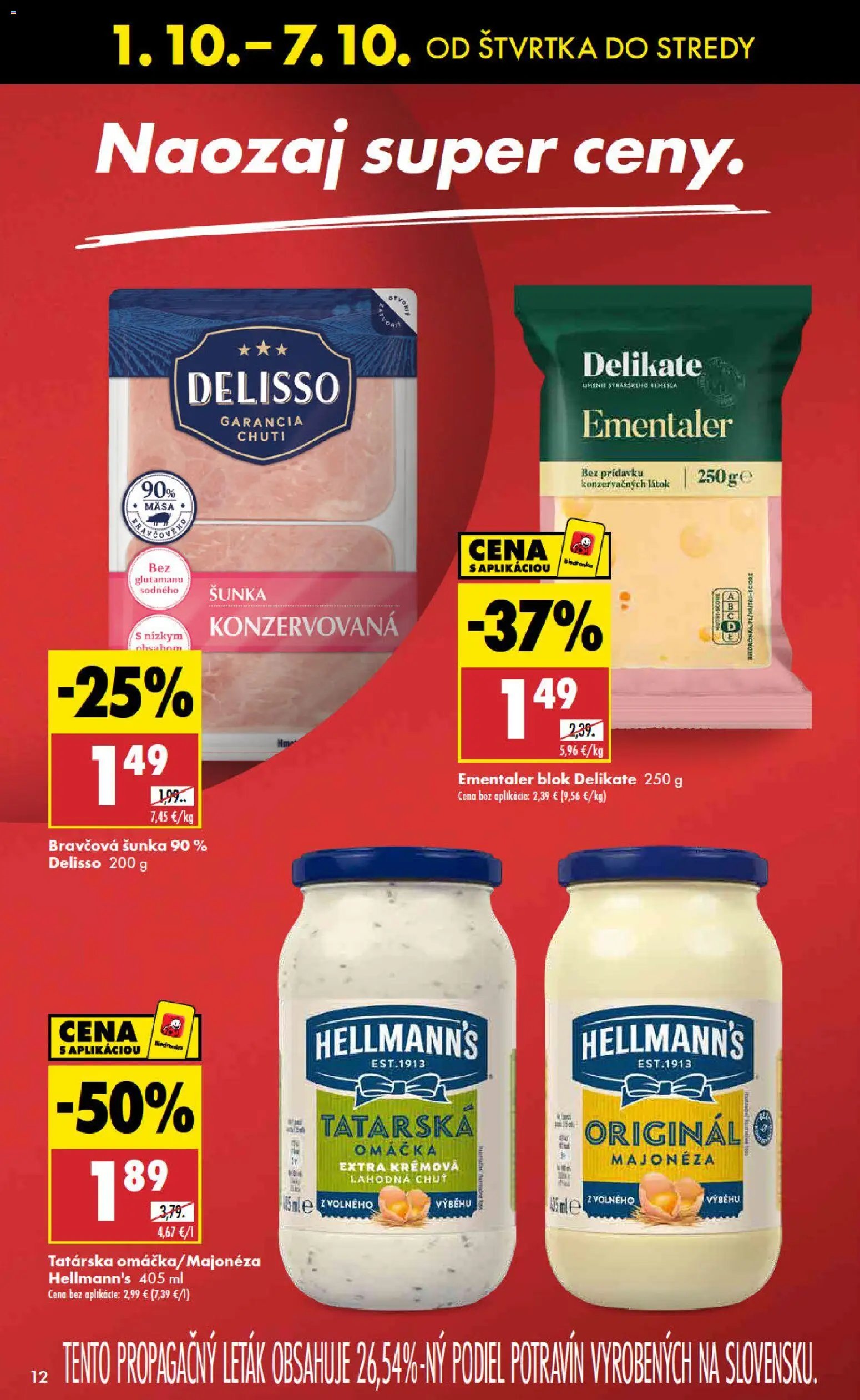 Biedronka leták Leták in Slovensko