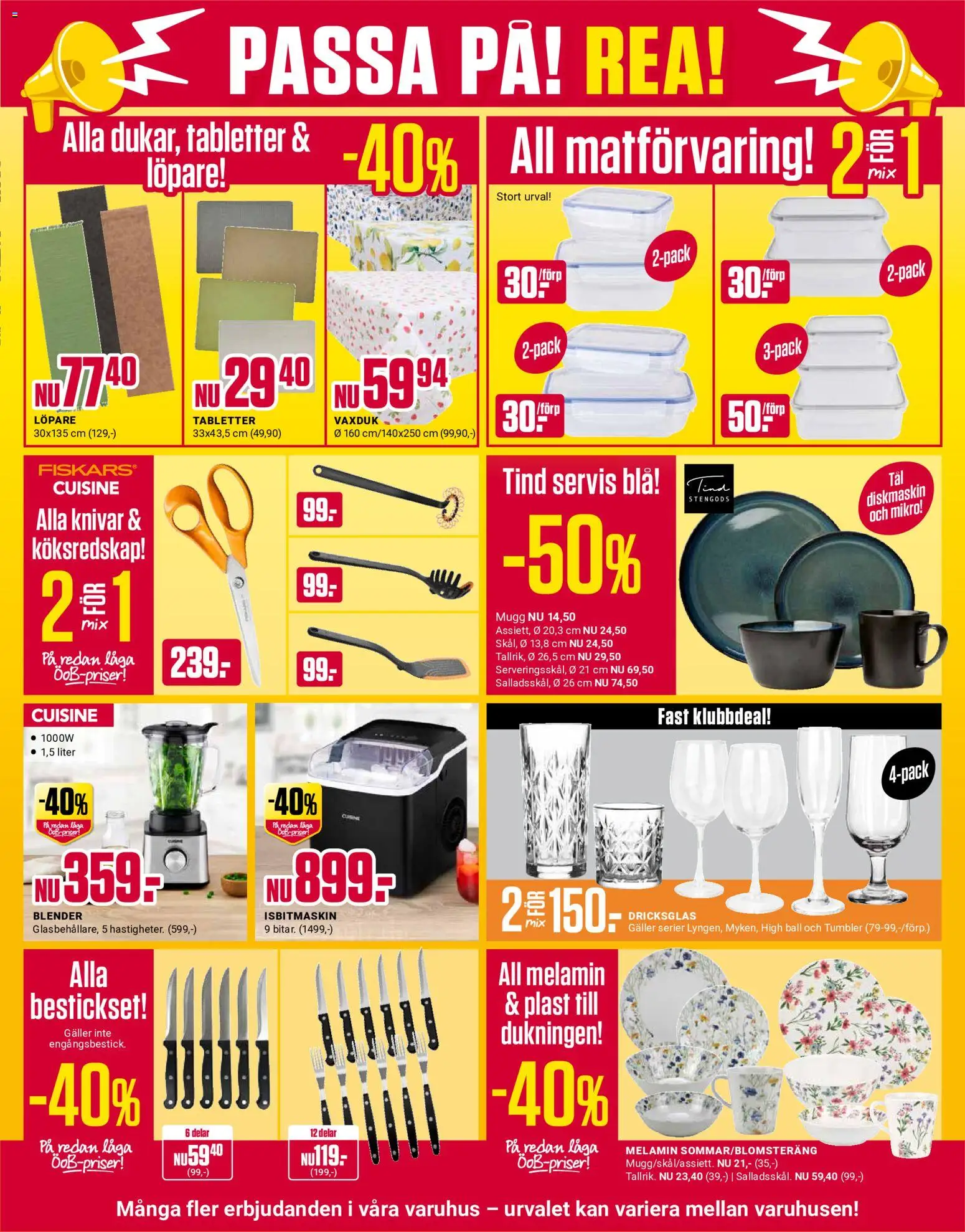 Nuvarande ÖoB erbjudanden från 📣 06/07/2026 - 12/07/2026 📣 | Sverige