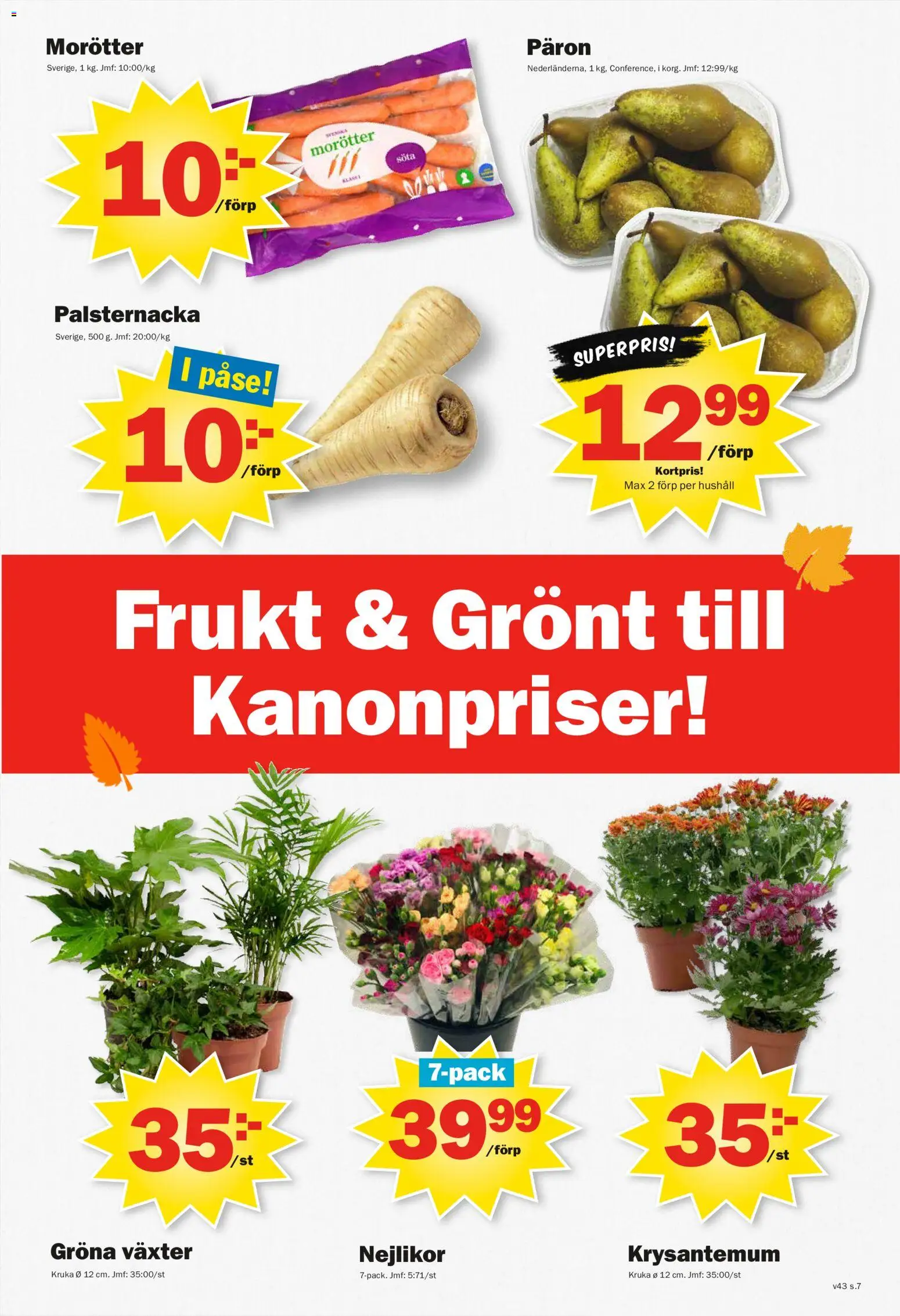 Pekås erbjudanden Reklamblad in Sverige