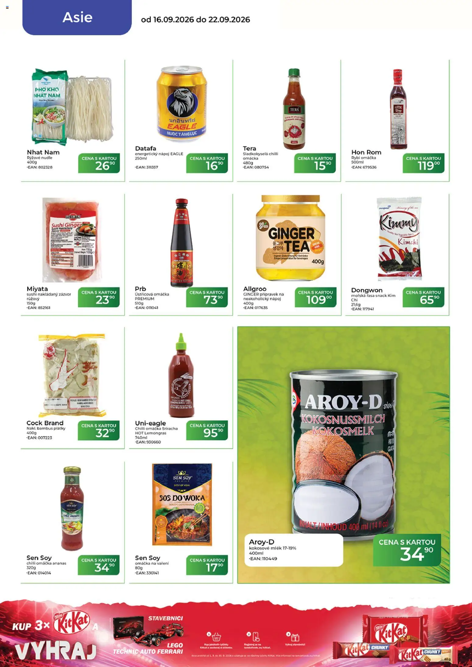 Tamda Foods leták Leták in Česko