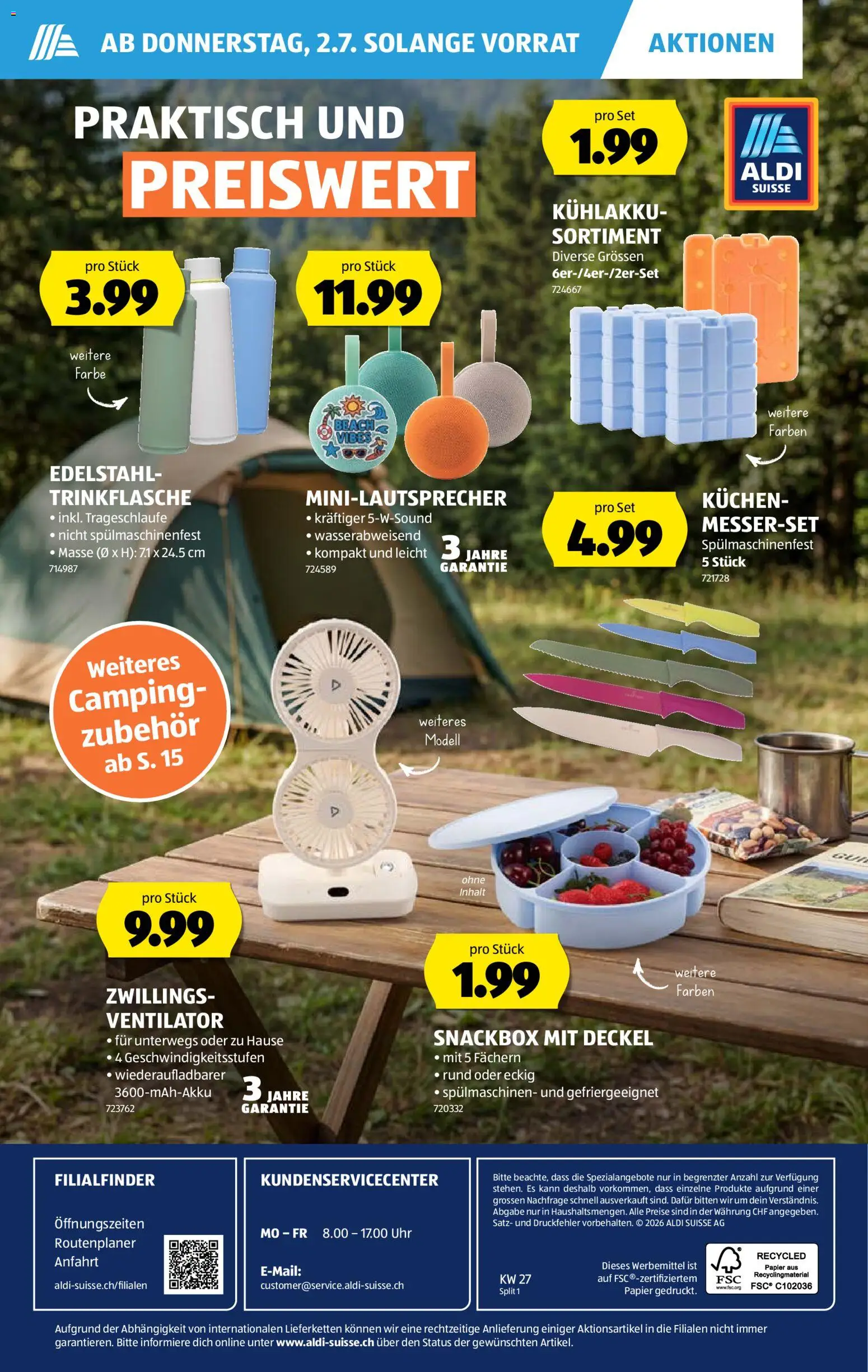 🛍️ Aldi aktionen ab 02.07.2026 » Entdecken Sie exklusive Rabatte und sparen Sie noch heute! 💰 | Schweiz