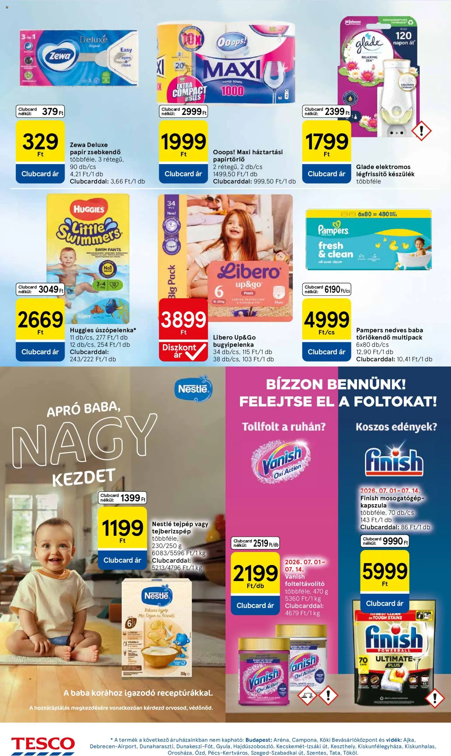 Tesco aktuális akciós újság - 2026.07.09.-tól/től⏳ | Magyarország