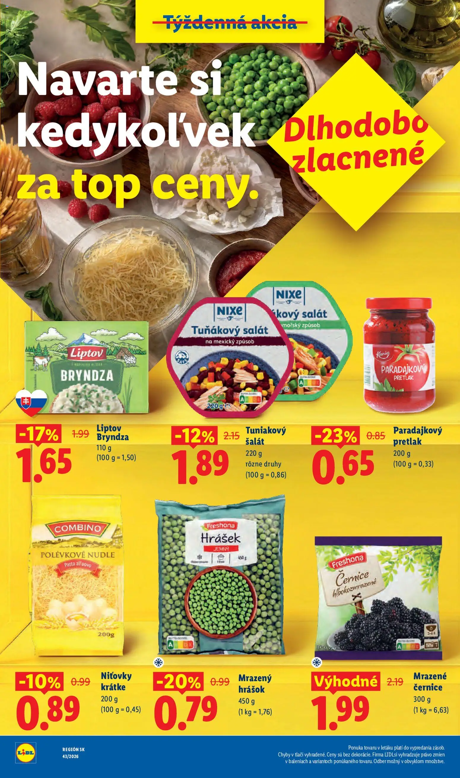 Lidl leták Leták in Slovensko