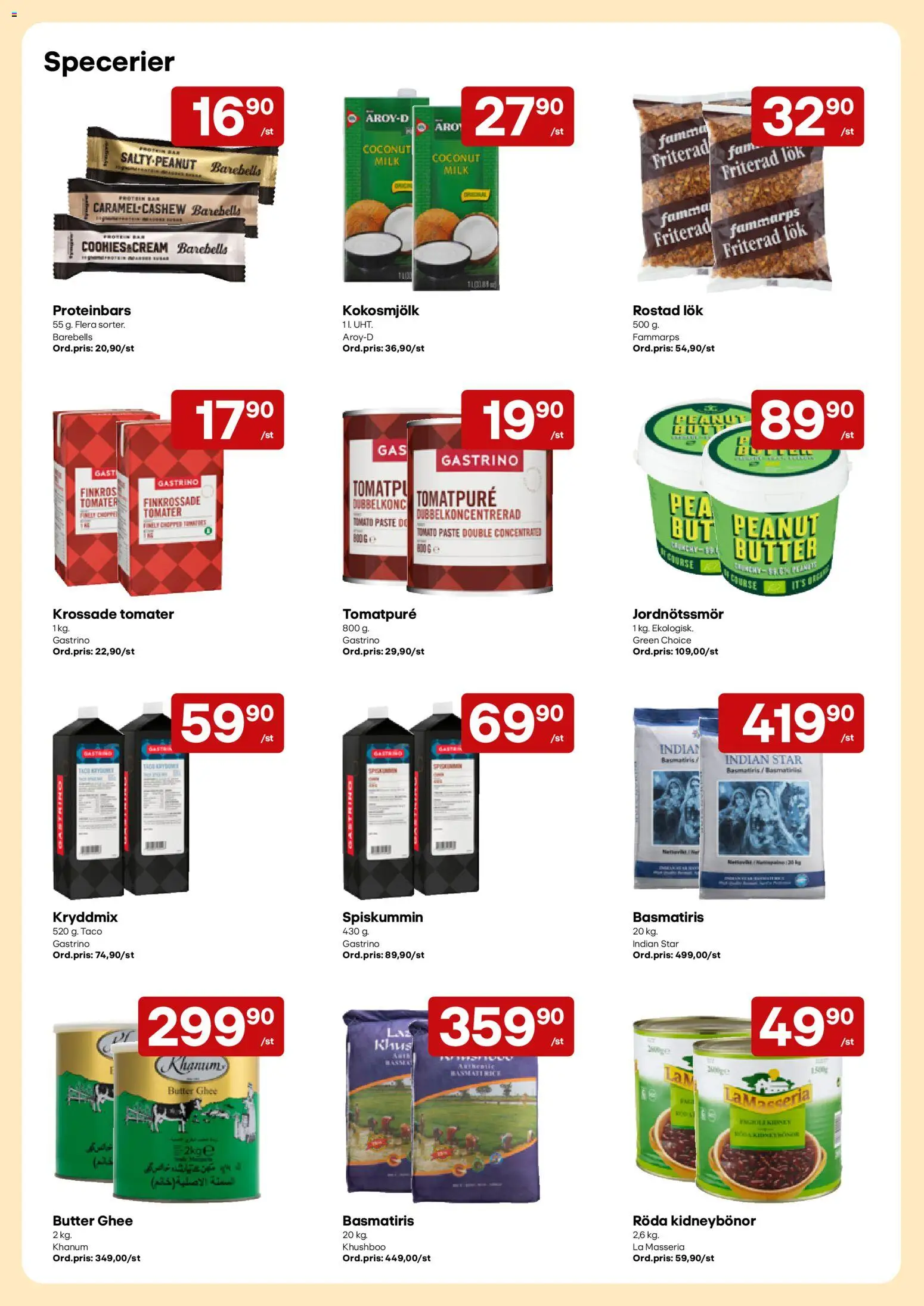 Snabbgross erbjudanden Reklamblad in Sverige