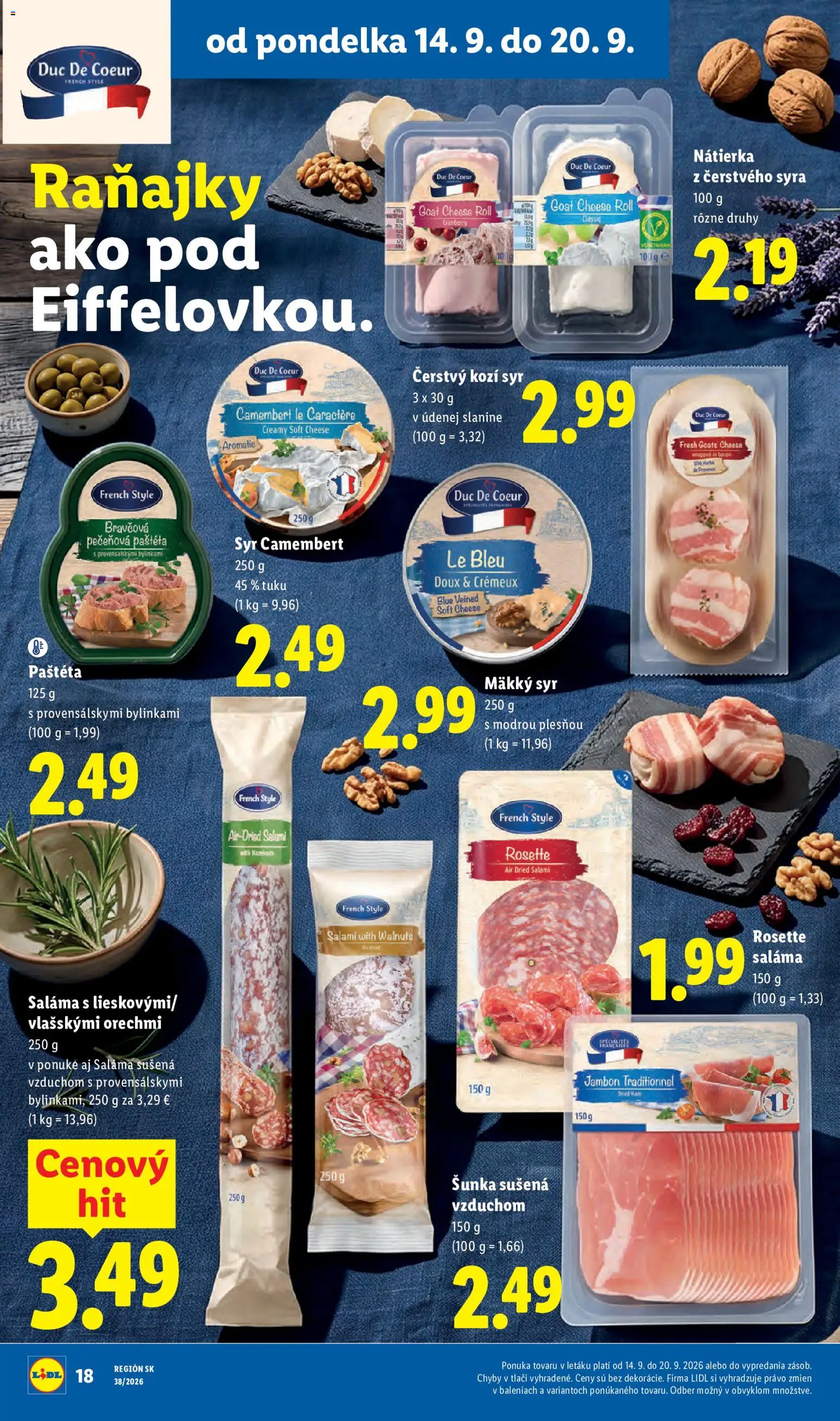 Lidl leták Leták in Slovensko