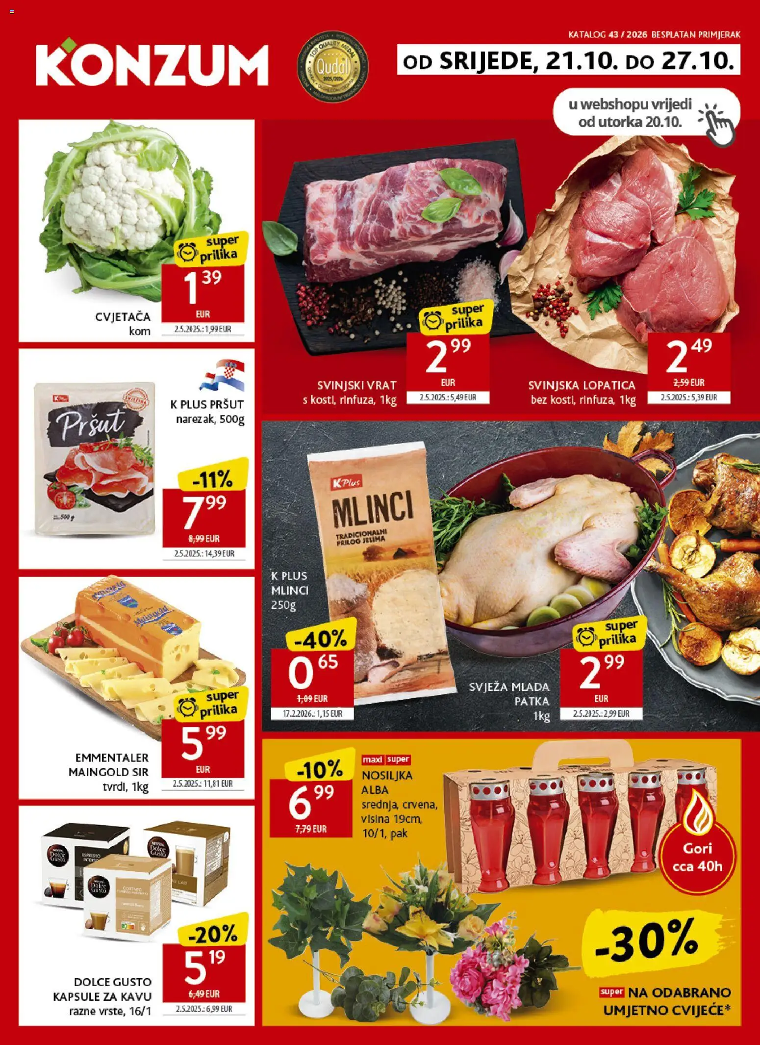 Konzum HR akciós újság Akciós újság in Magyarország
