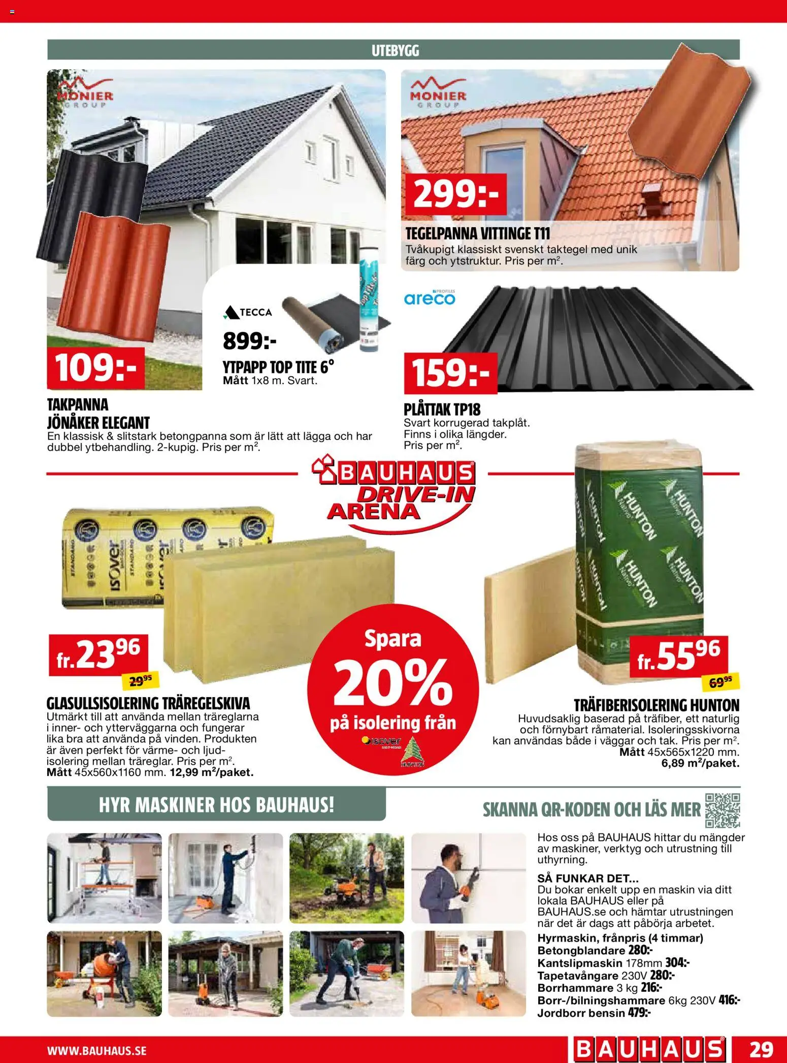 Bauhaus erbjudanden Reklamblad in Sverige