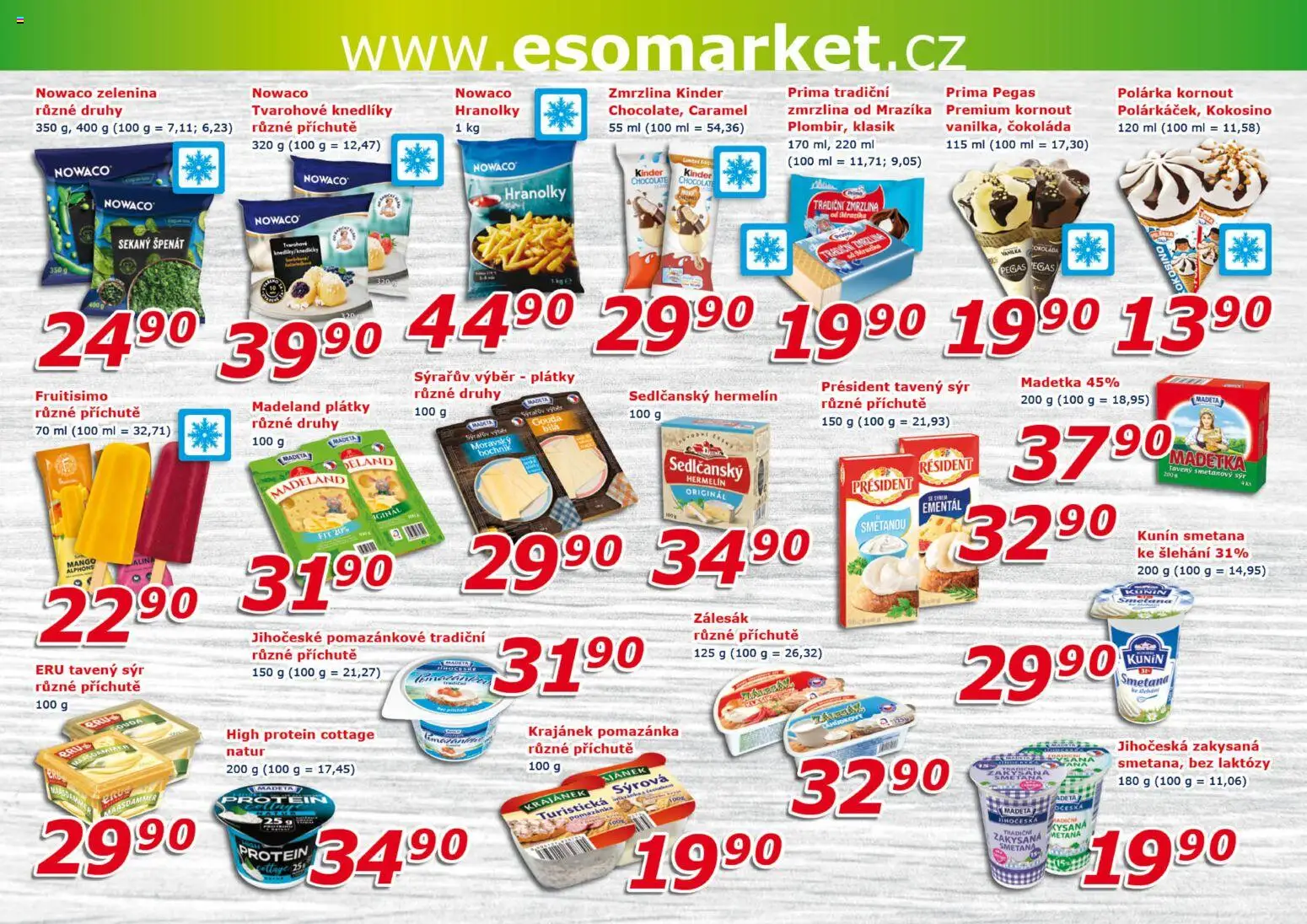 Eso market leták Leták in Česko