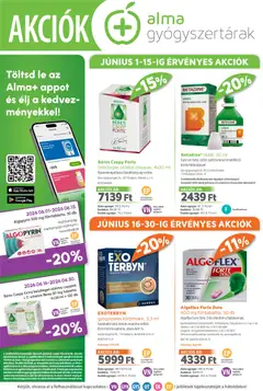 Alma Gyógyszertárak Alma Gyógyszertárak akciós újság