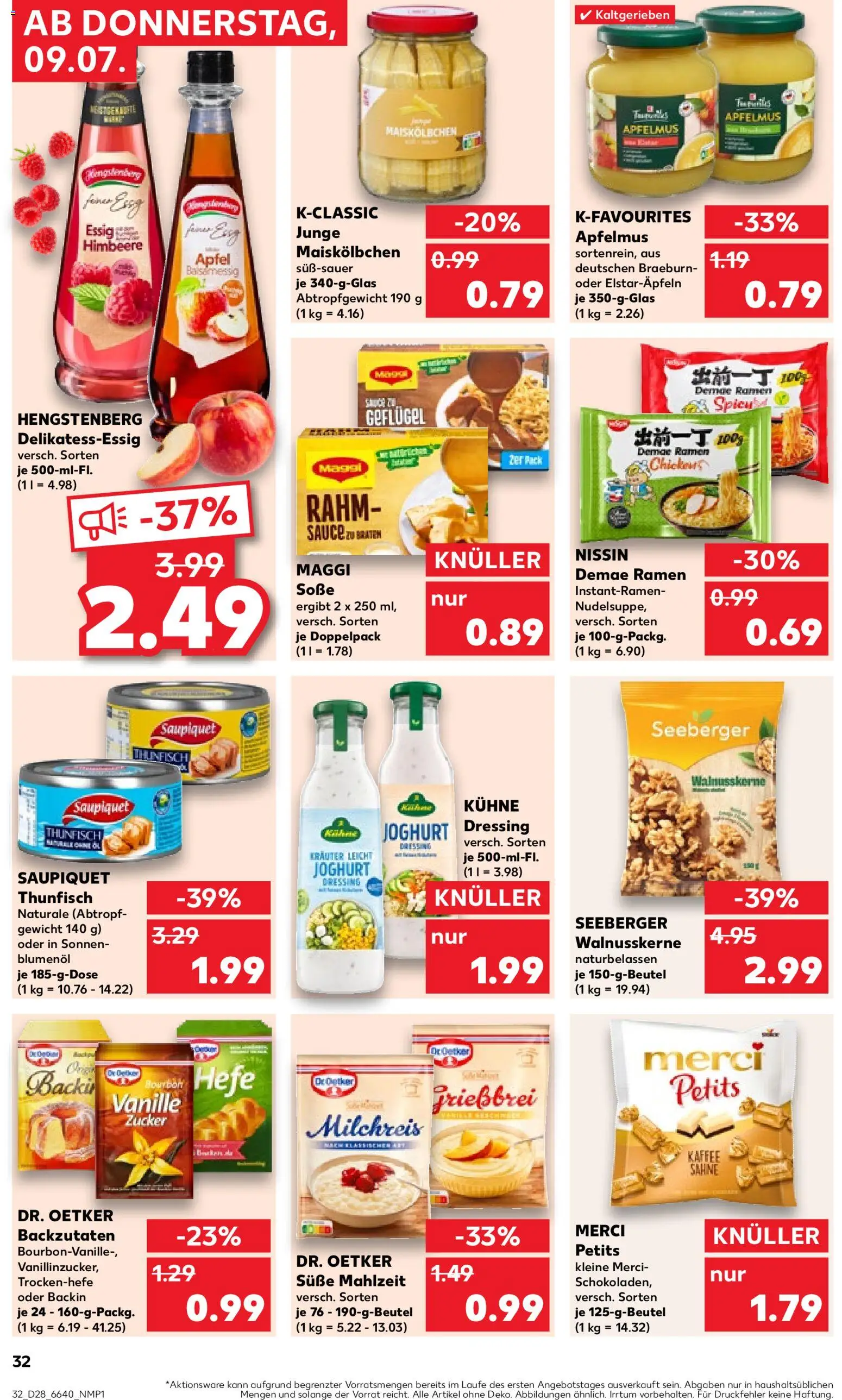 Kaufland Prospekt | 09.07.2026 | Wie erhält man einen begrenzten Rabatt? | Deutschland
