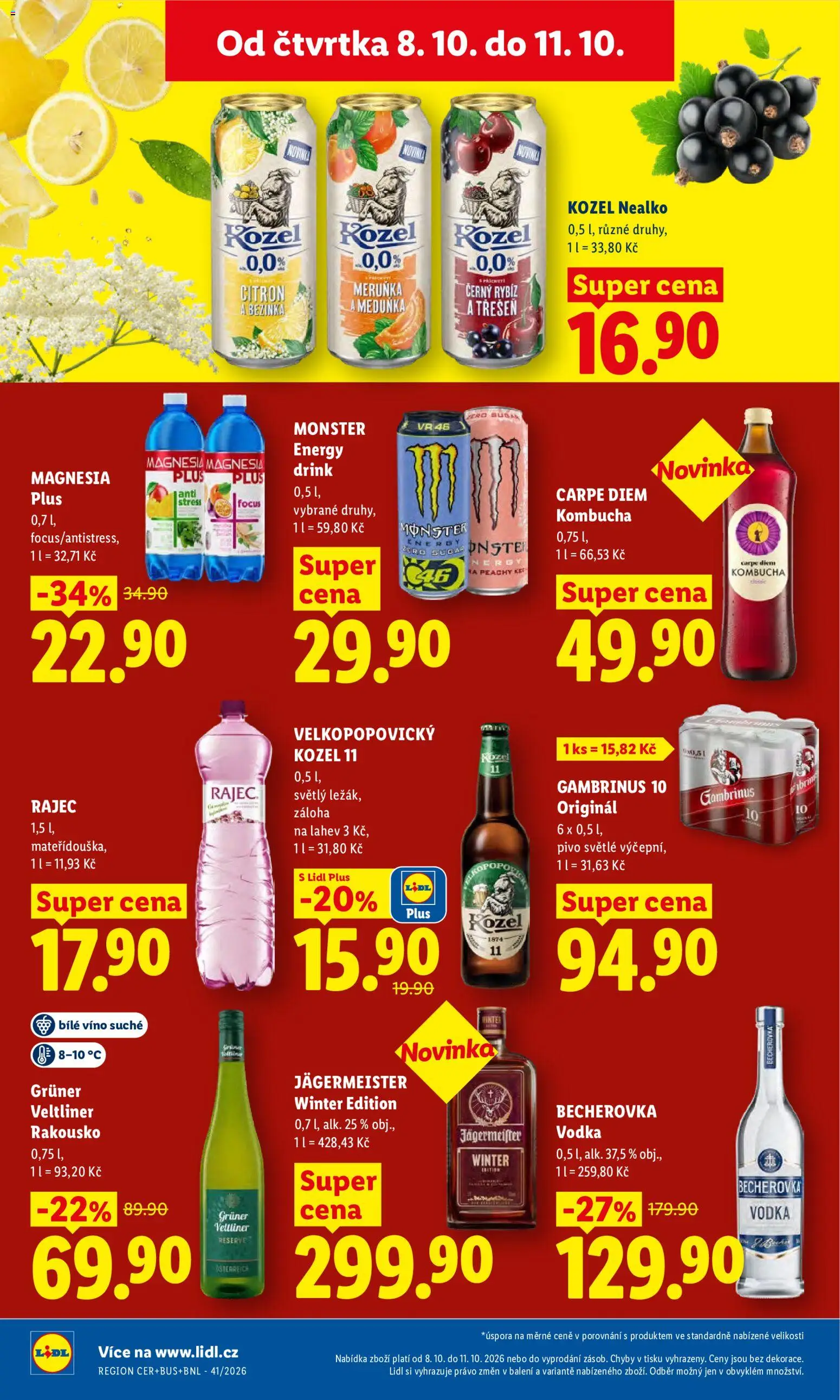 Lidl leták Leták in Česko