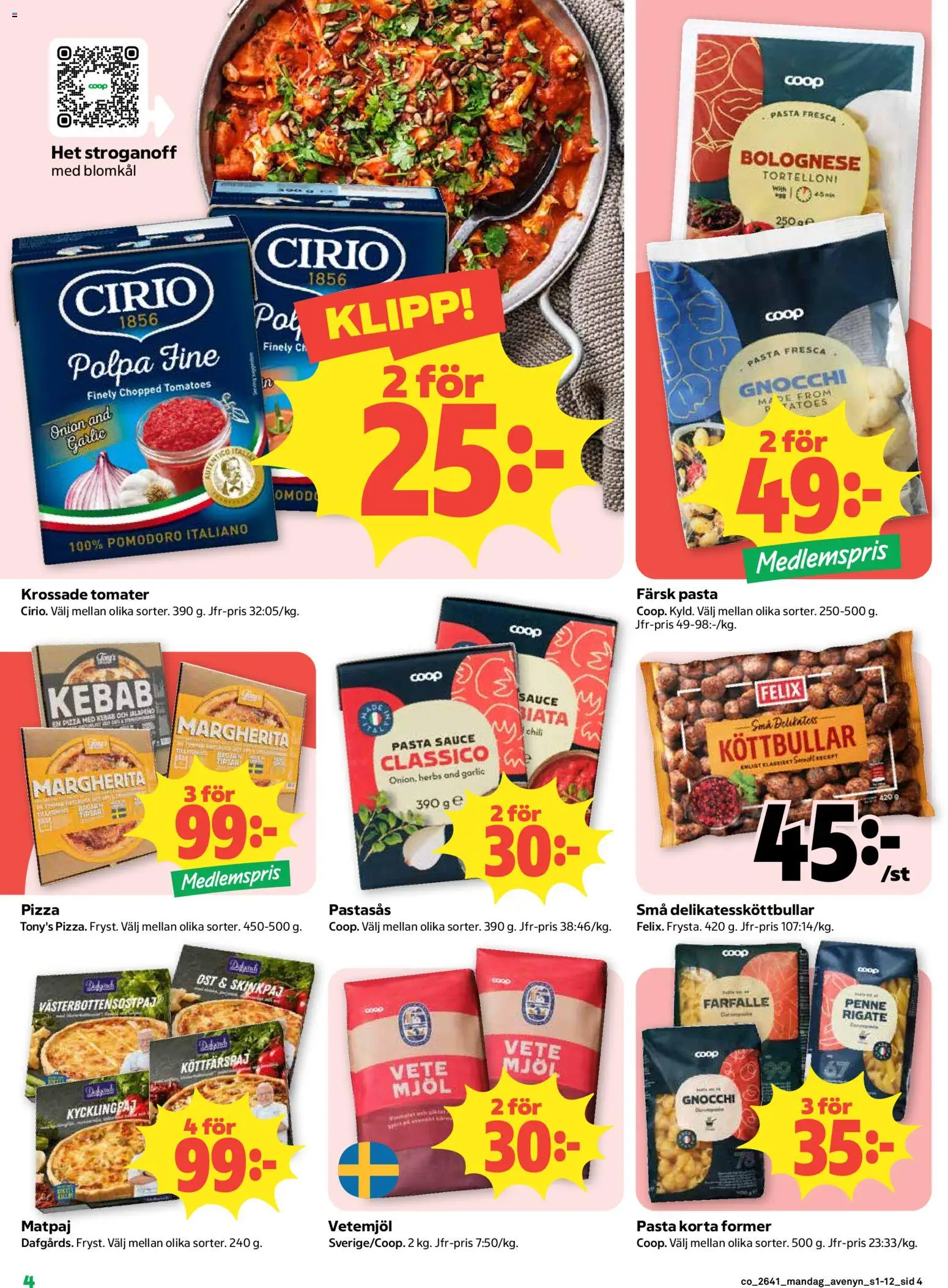 Coop erbjudanden Reklamblad in Sverige