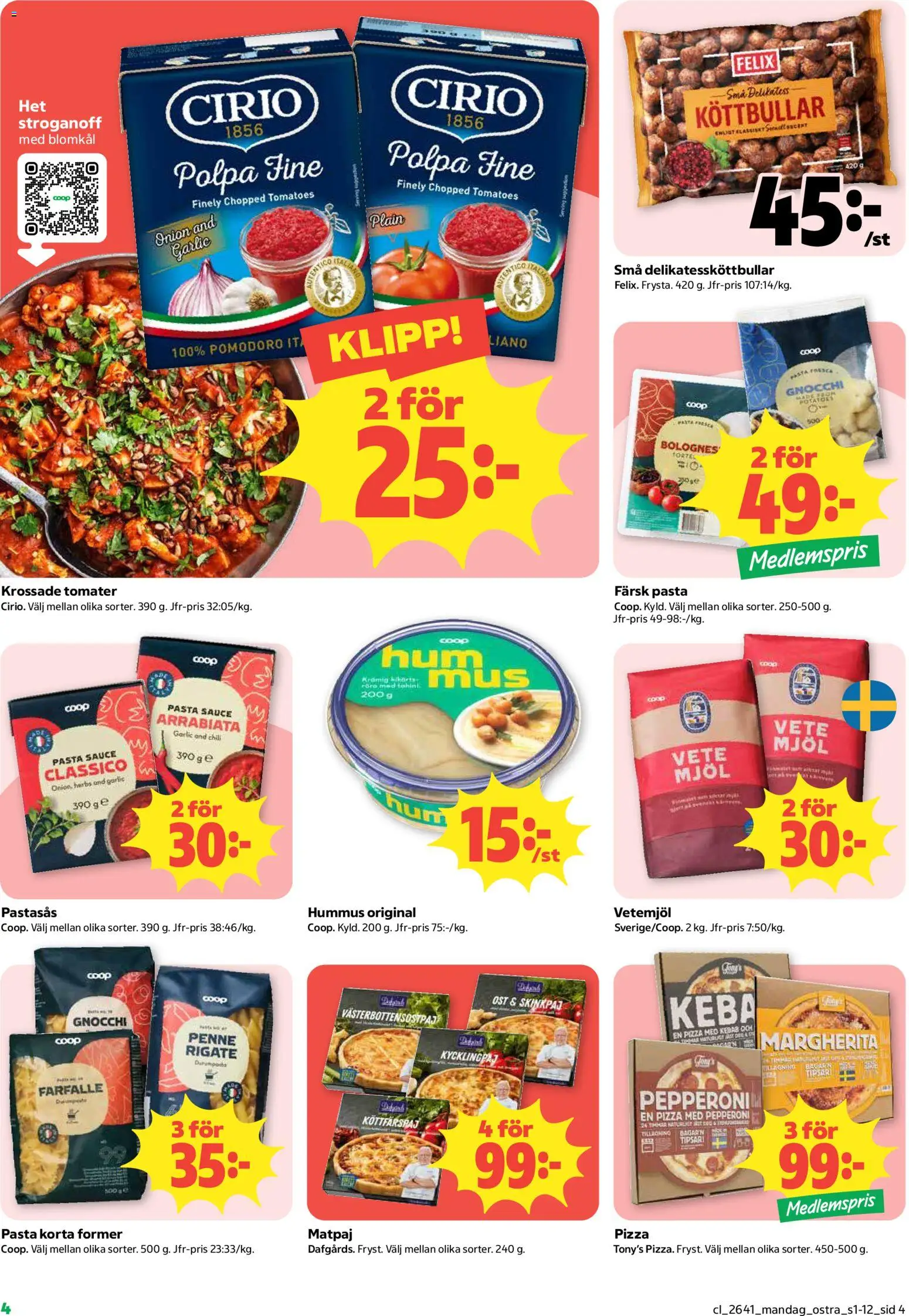 Coop Daglivs erbjudanden Reklamblad in Sverige