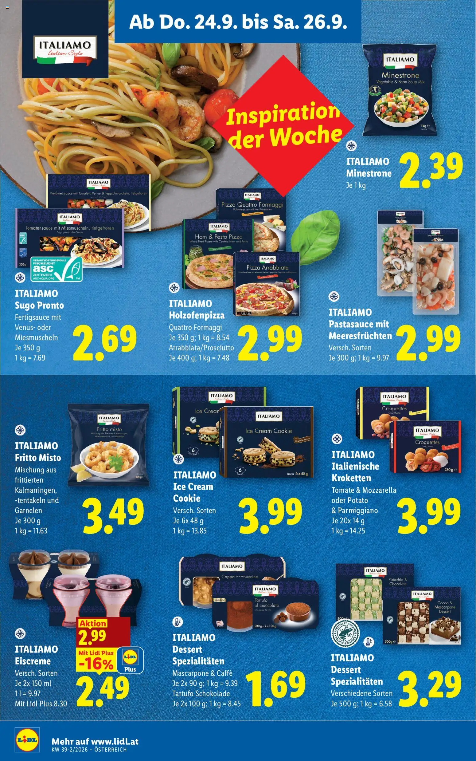 Lidl - Flugblatt Flugblatt in Österreich