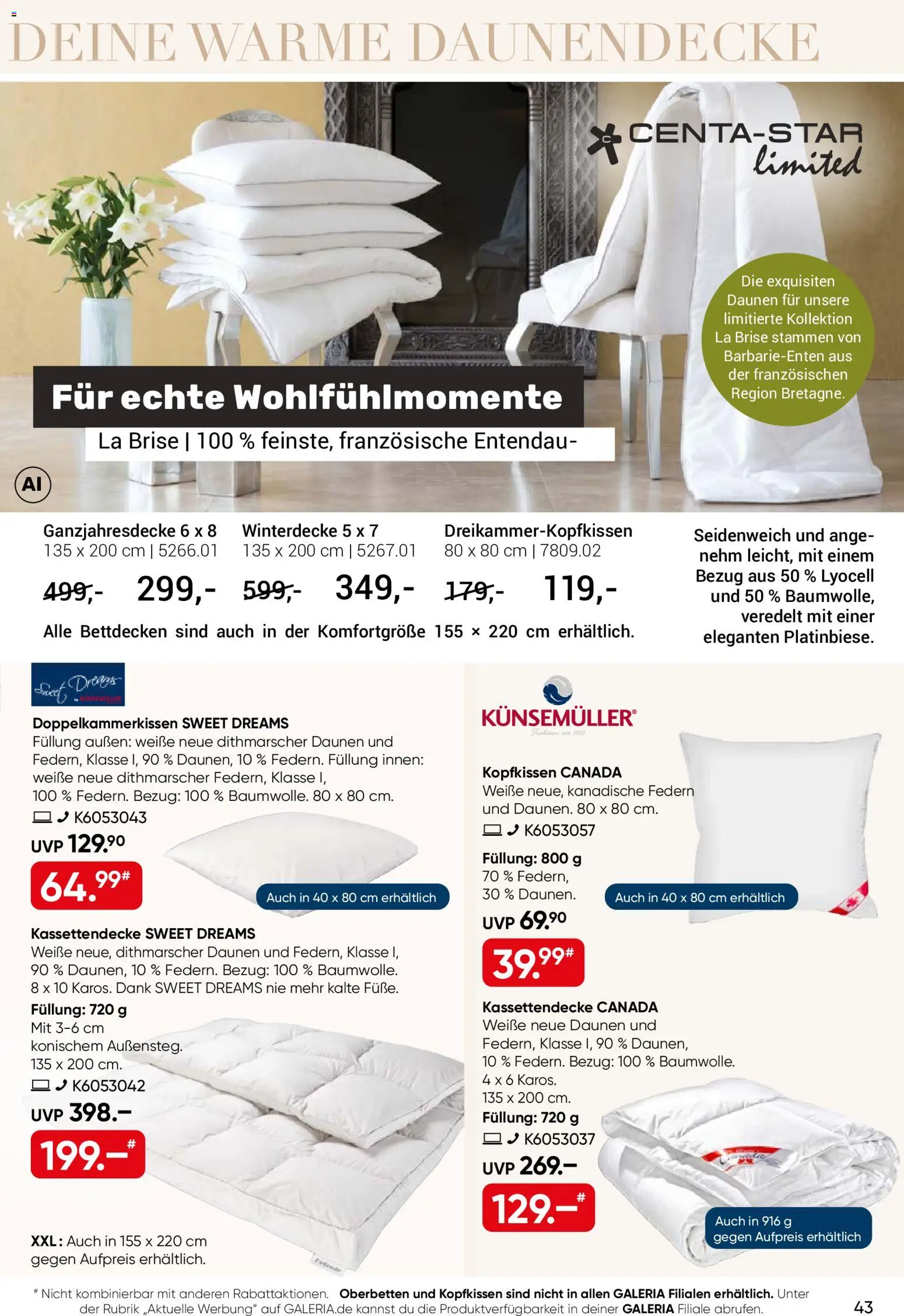 Galeria Karstadt Kaufhof Prospekt Prospekt in Deutschland