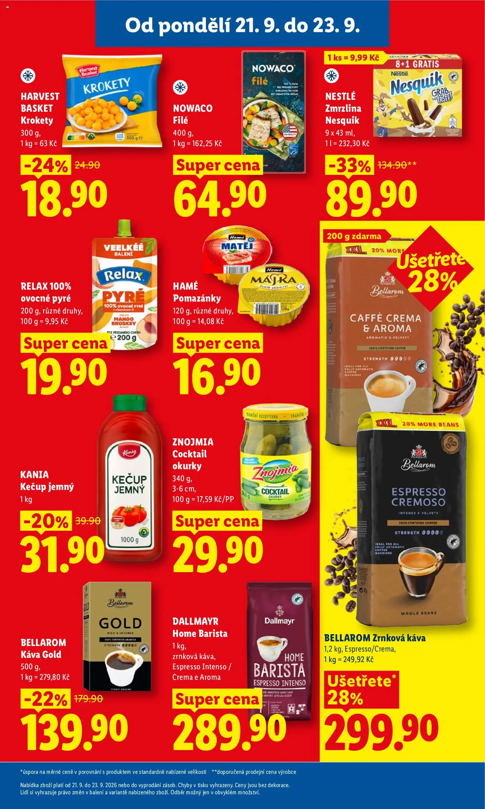 Lidl leták Leták in Česko