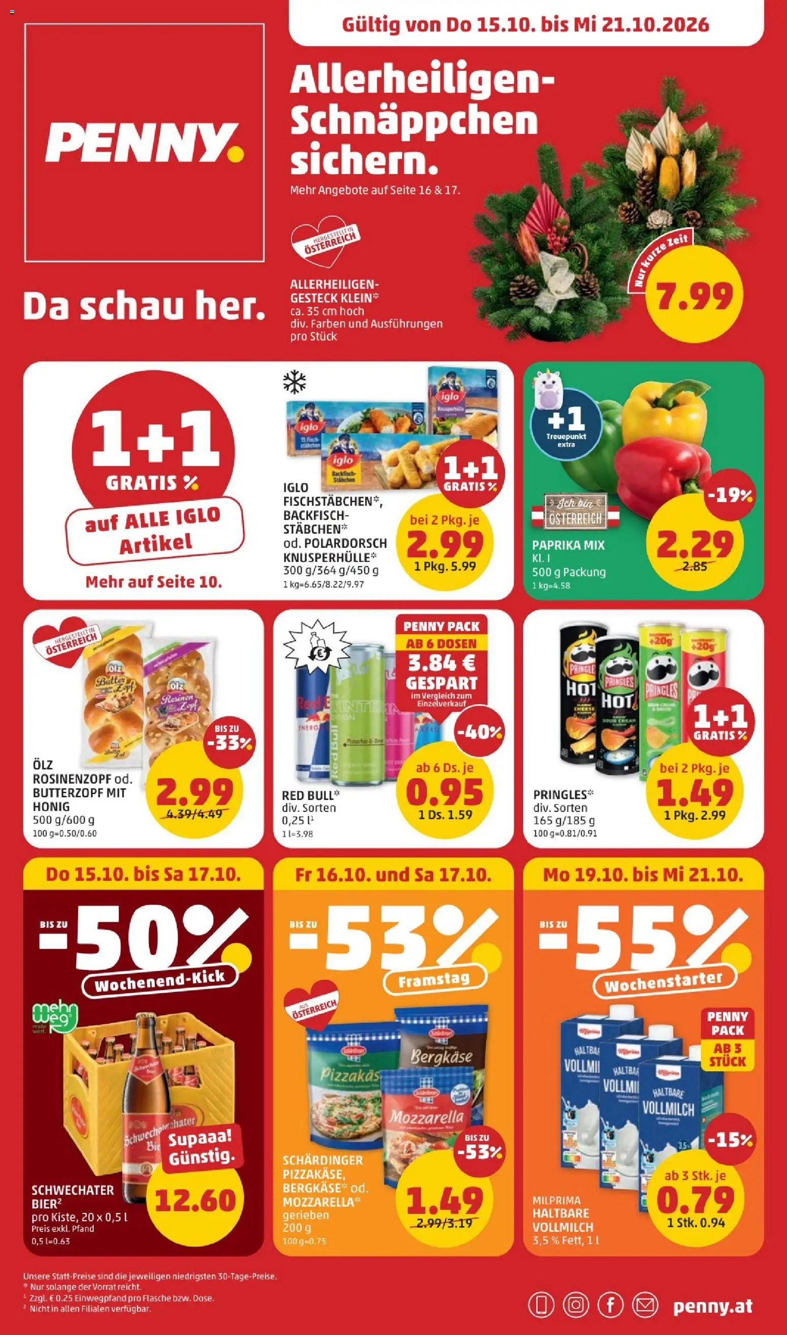 Penny Markt Flugblatt Flugblatt in Österreich