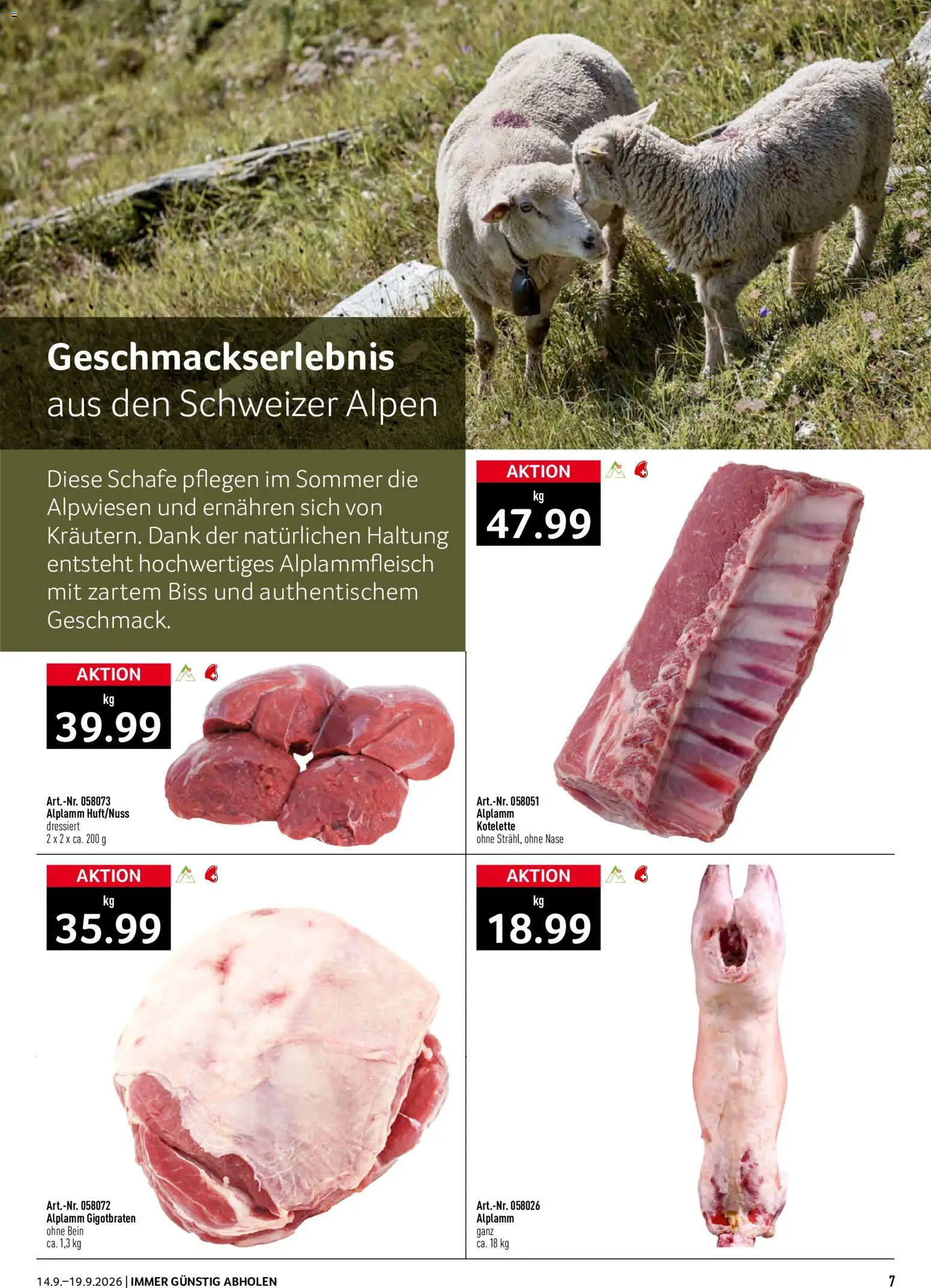 Prodega aktionen Prospekt in Schweiz